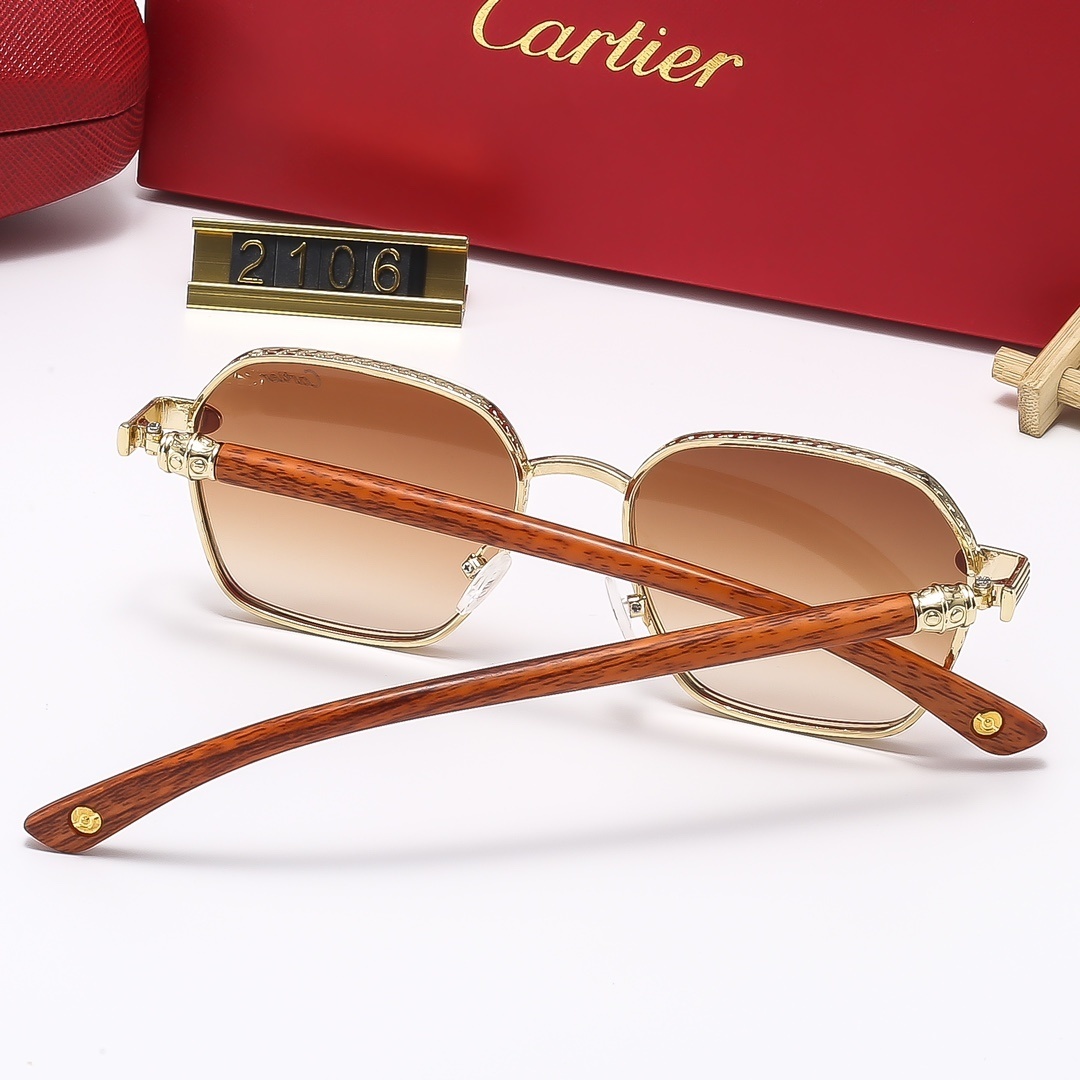 23$ new_dh cartier 2107 Sunglassess With Box 30562012520 FF183 gallery