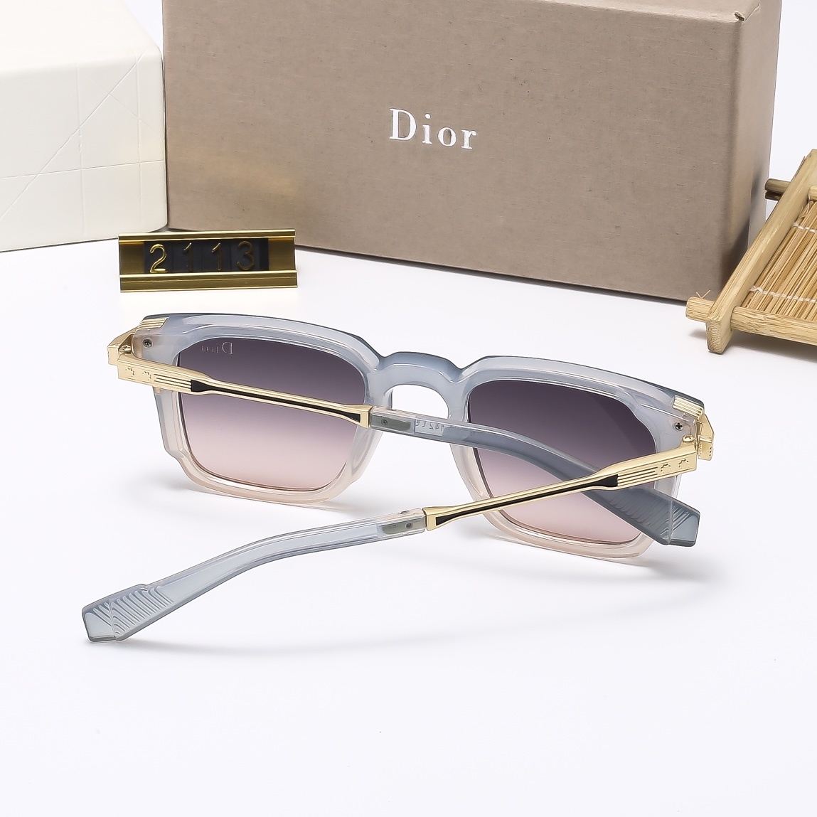 24$ dh DIOR 2113 Sunglassess With Box 50172412740 FF1165 gallery
