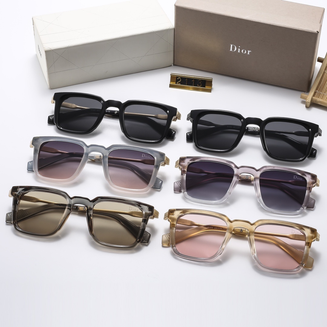 24$ dh DIOR 2113 Sunglassess With Box 50172412740 FF1165 gallery