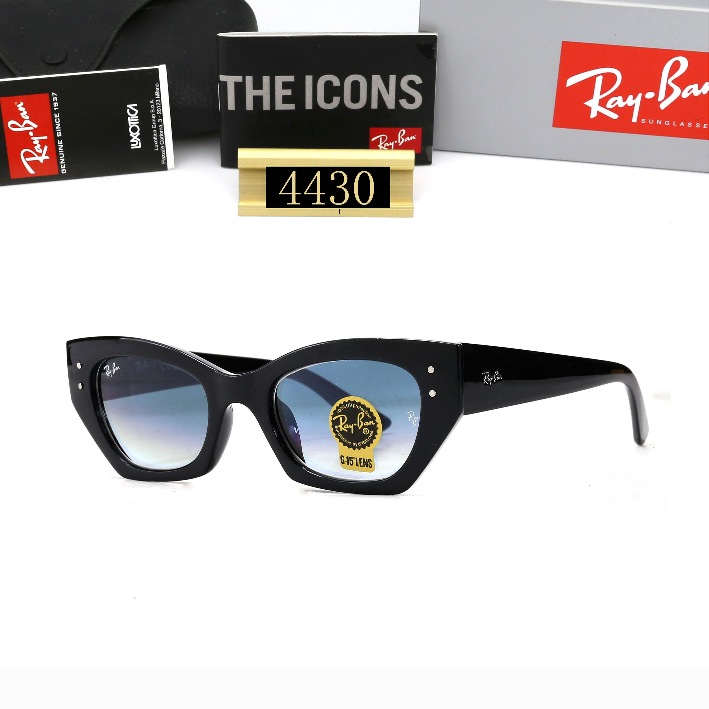 24$ dh Ray Ban 4430 Sunglassess With Box 40175012647 FF609 gallery