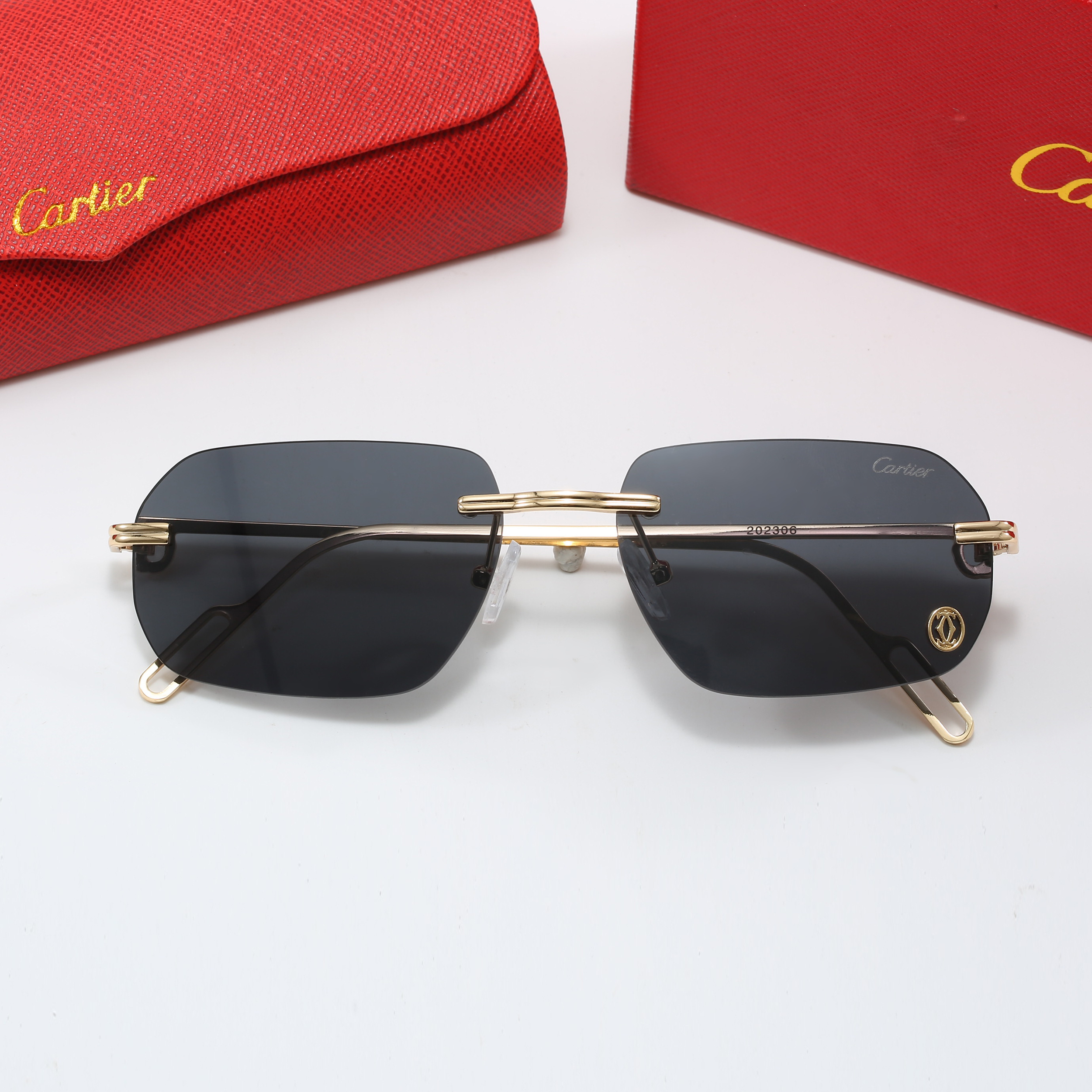 25$ Cartier Sunglasses with box 1930 YJQ94 gallery