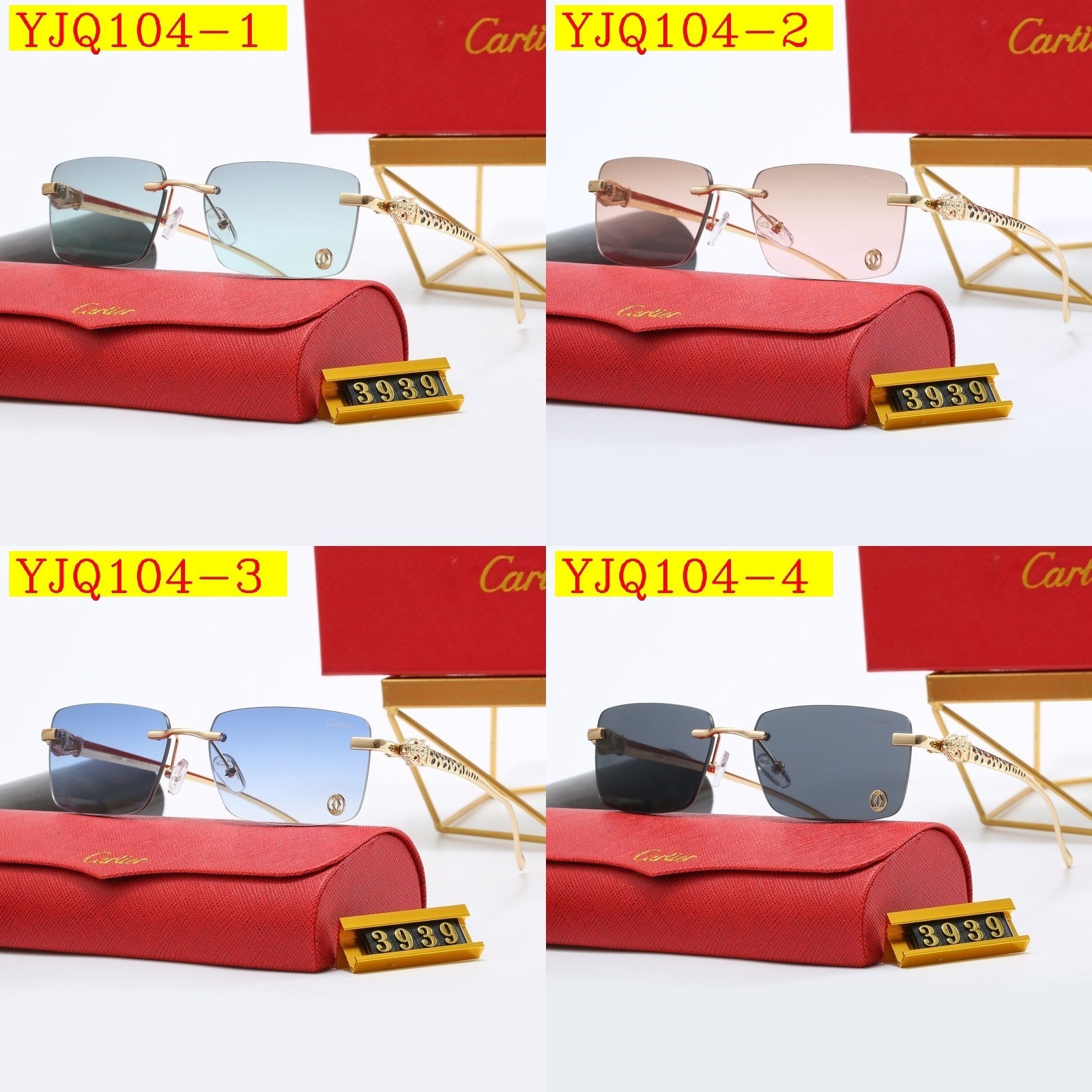 25$ Cartier Sunglasses with box 2950 YJQ104 gallery