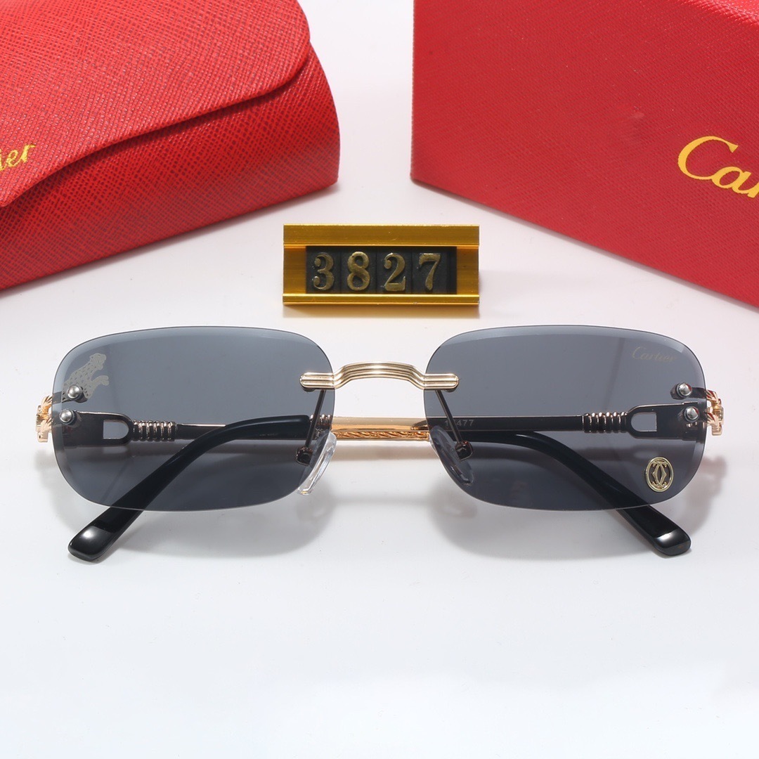 25$ Cartier Sunglasses with box 5960 YJQ120 gallery
