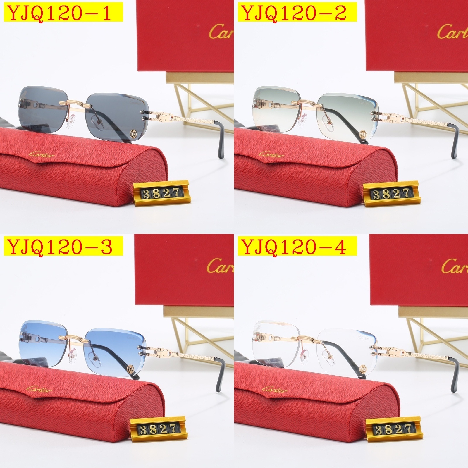 25$ Cartier Sunglasses with box 5960 YJQ120 gallery