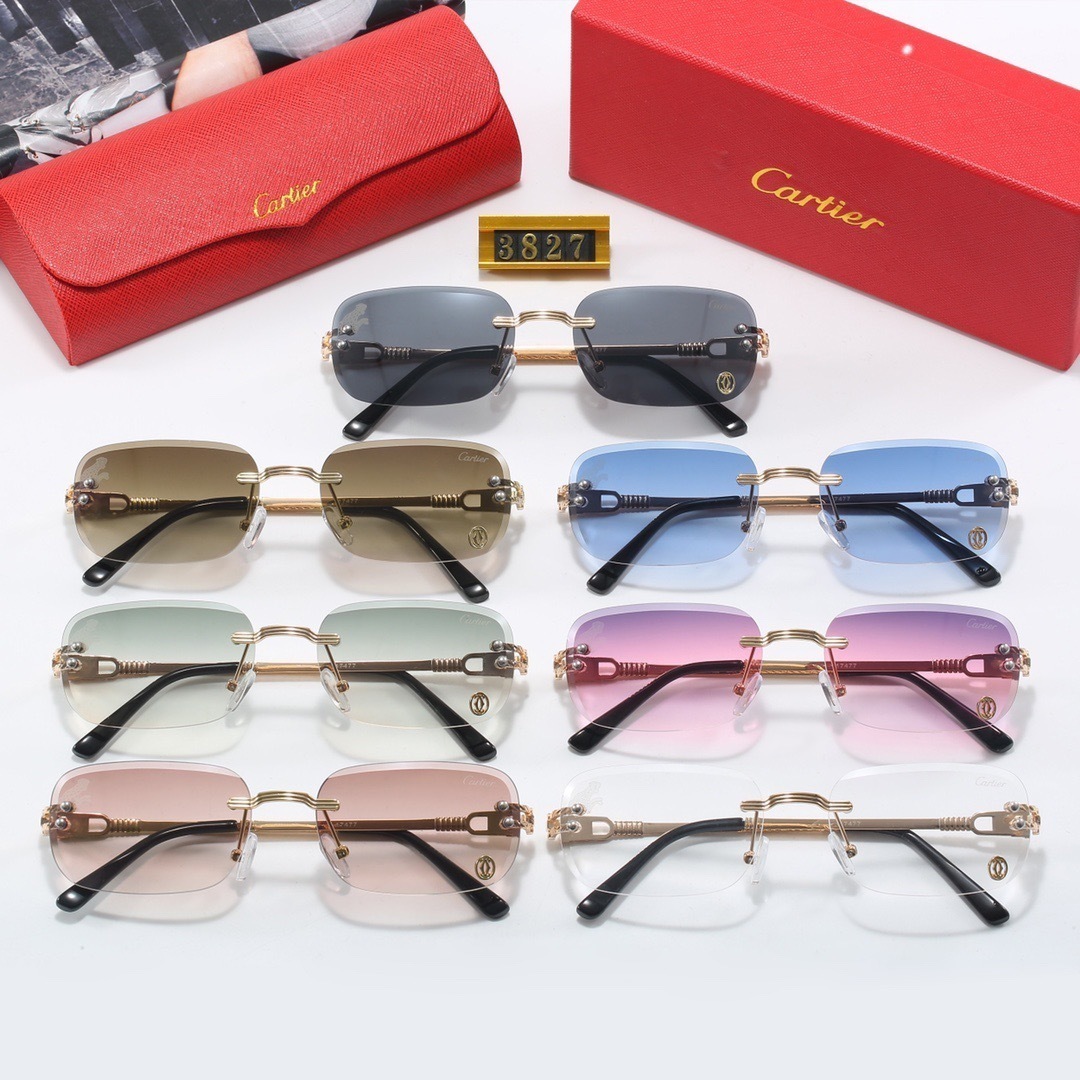 25$ Cartier Sunglasses with box 5960 YJQ120 gallery