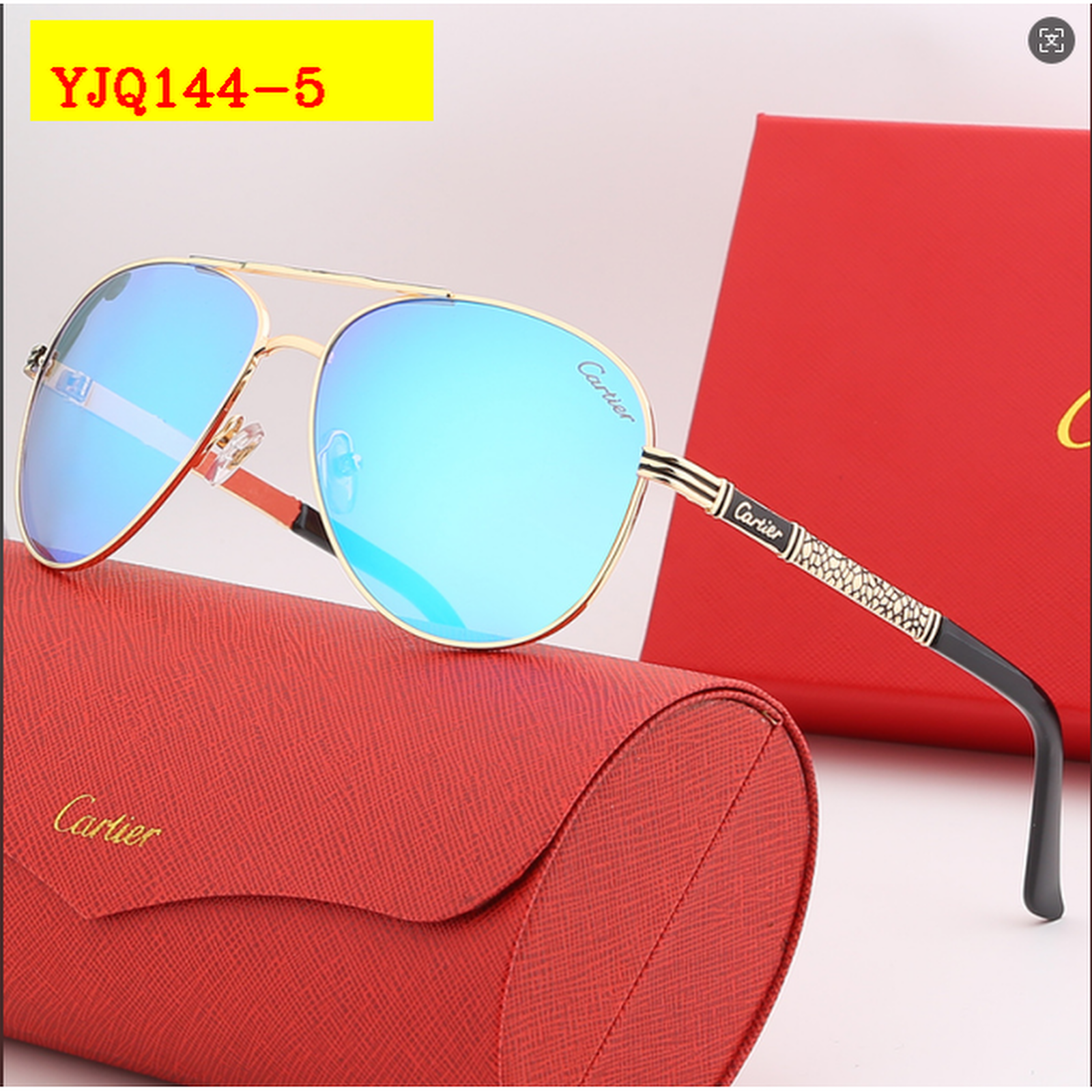 25$ Cartier Sunglasses with box 9990 YJQ144 gallery