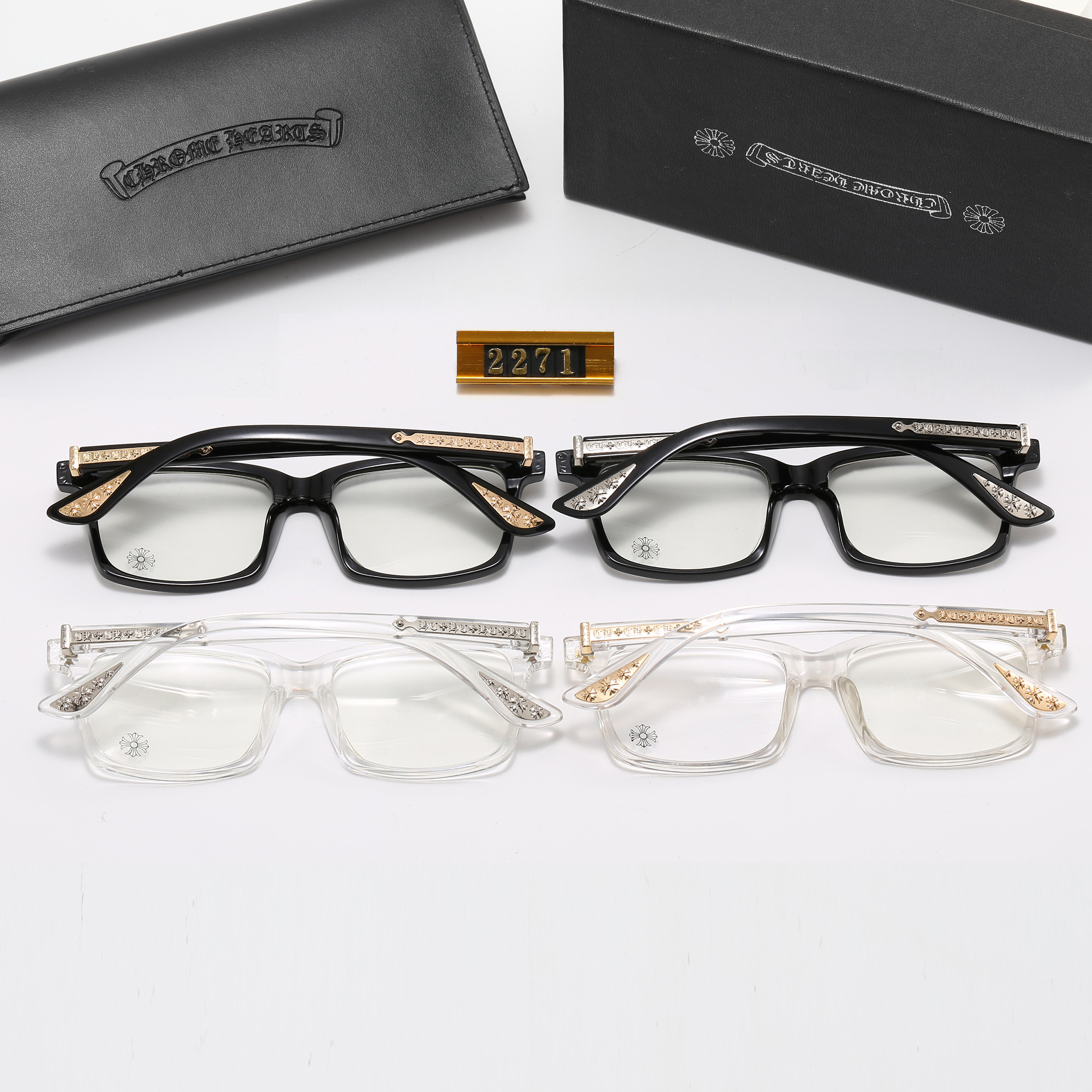 25$ Chrome Hearts Sunglasses with box 7950 YJQ312 gallery