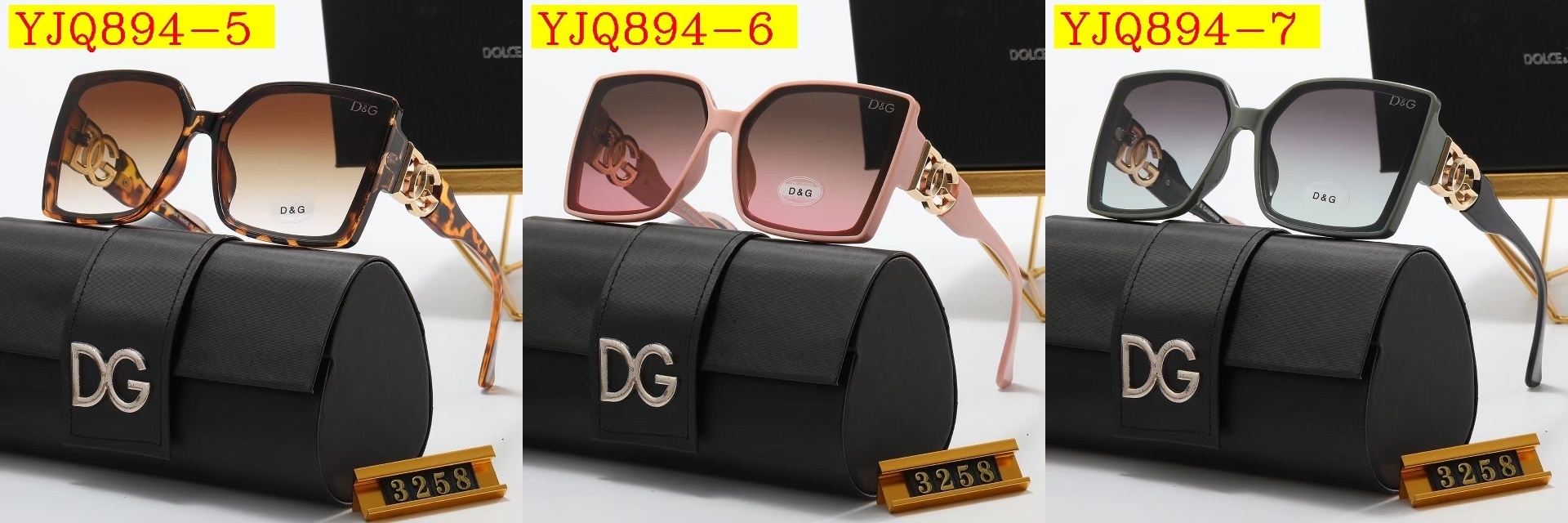 25$ Dolceamp Gabbana Sunglasses with box 9900 YJQ894 gallery