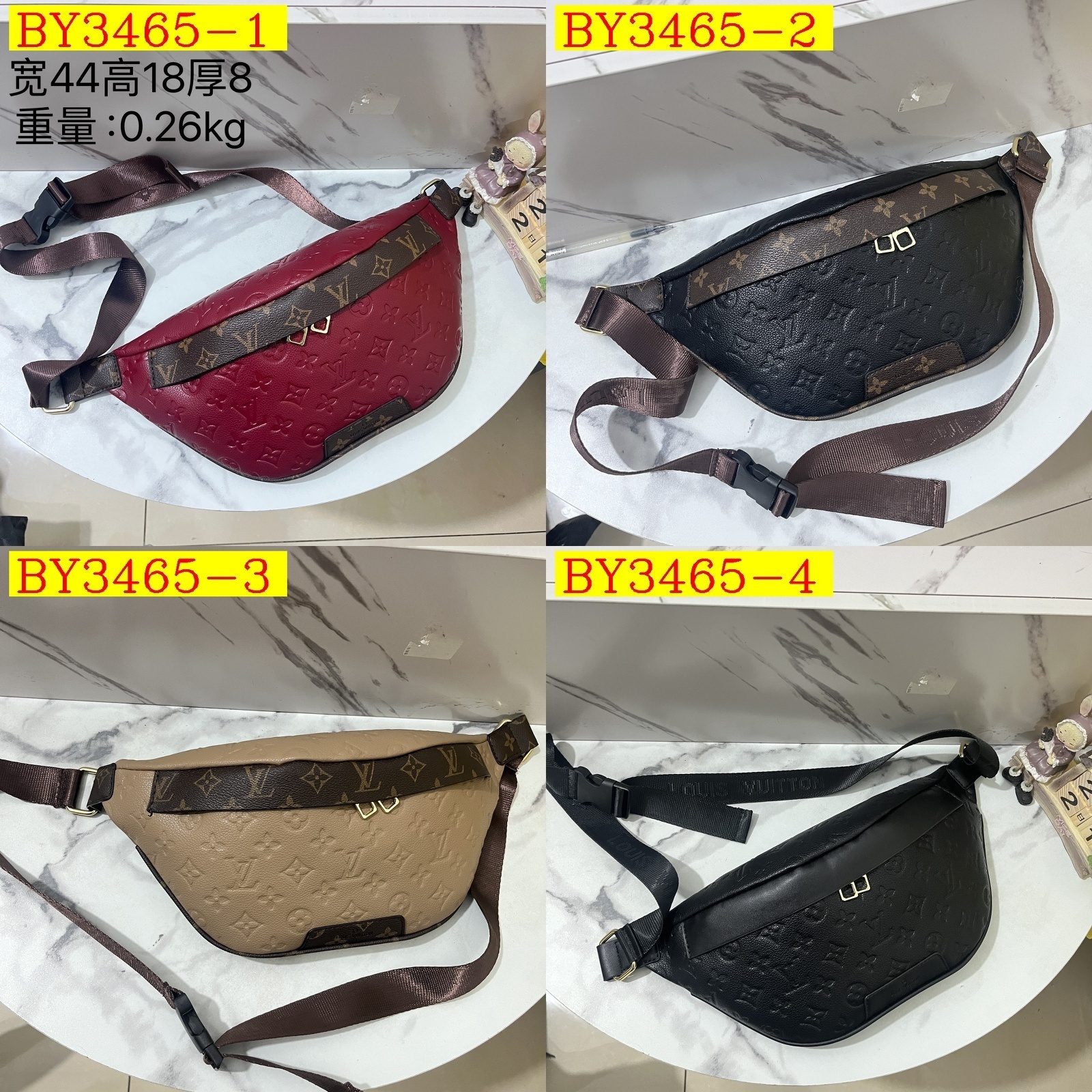 25$ LV 3918 Shoulder bag size 44x18x8 cm 7768 BY3465 gallery
