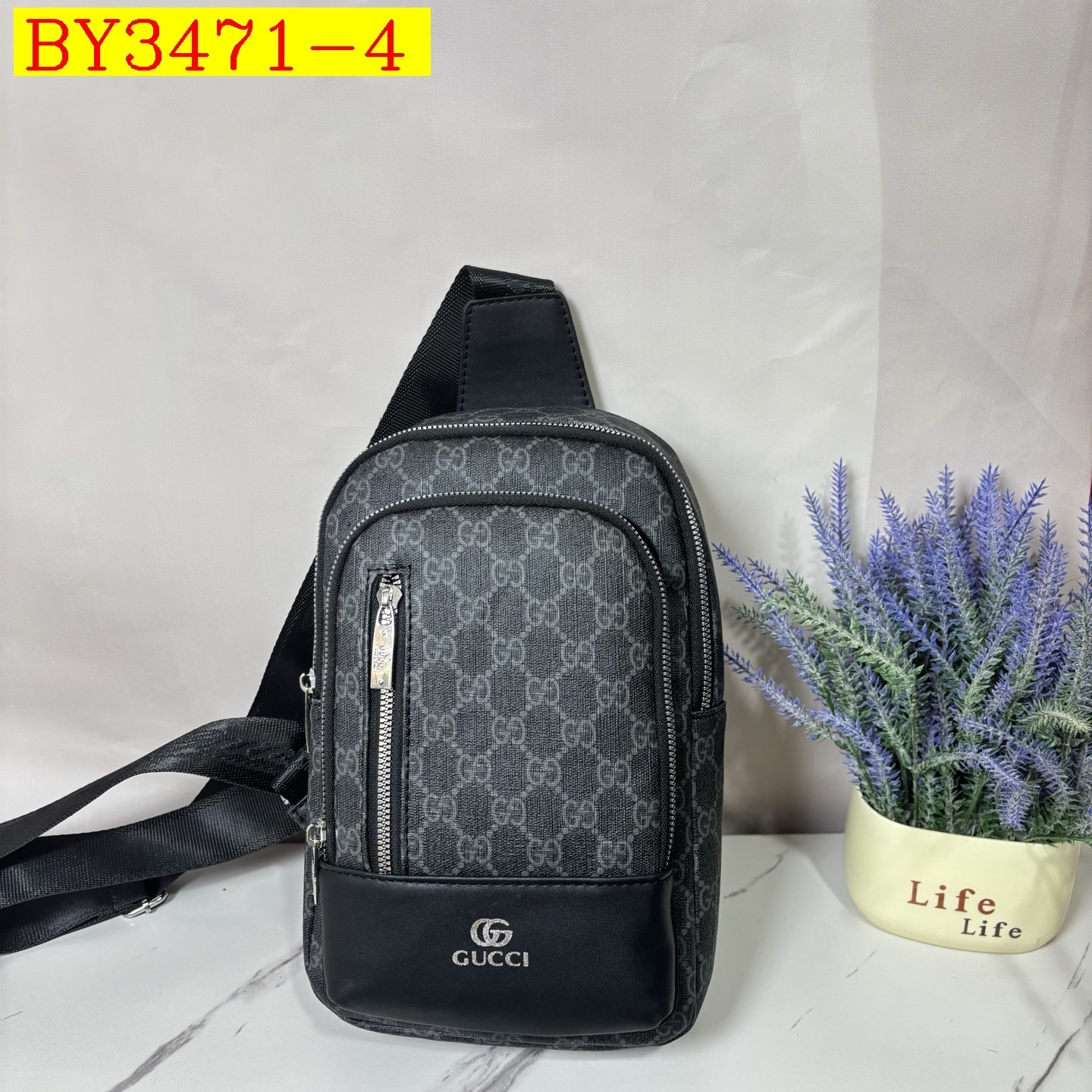 25$ LV 3958 Shoulder bag size 18x29x10 cm 9738 BY3471 gallery