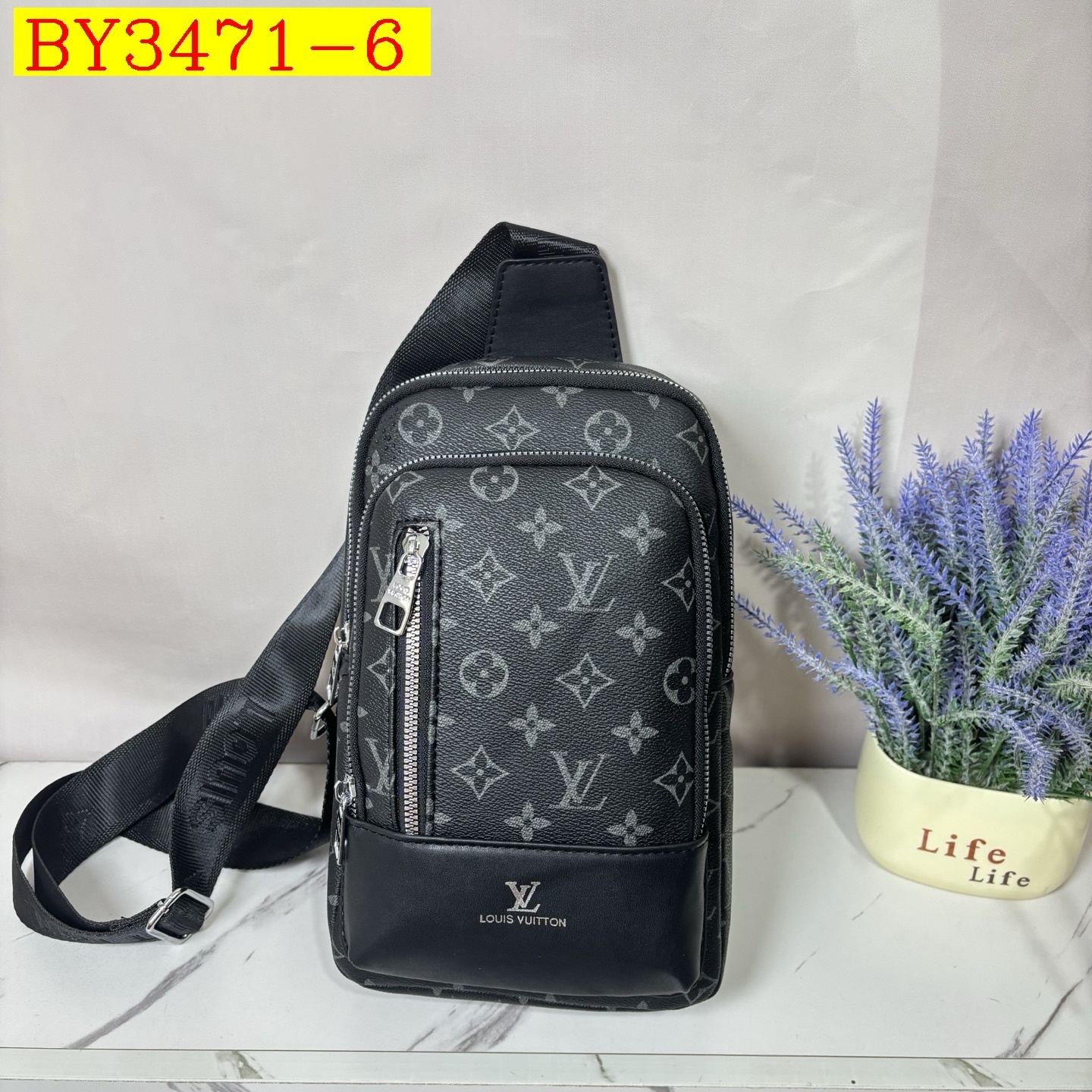 25$ LV 3958 Shoulder bag size 18x29x10 cm 9738 BY3471 gallery