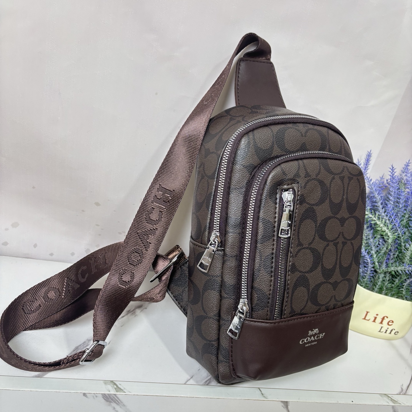25$ LV 3958 Shoulder bag size 18x29x10 cm 9738 BY3471 gallery