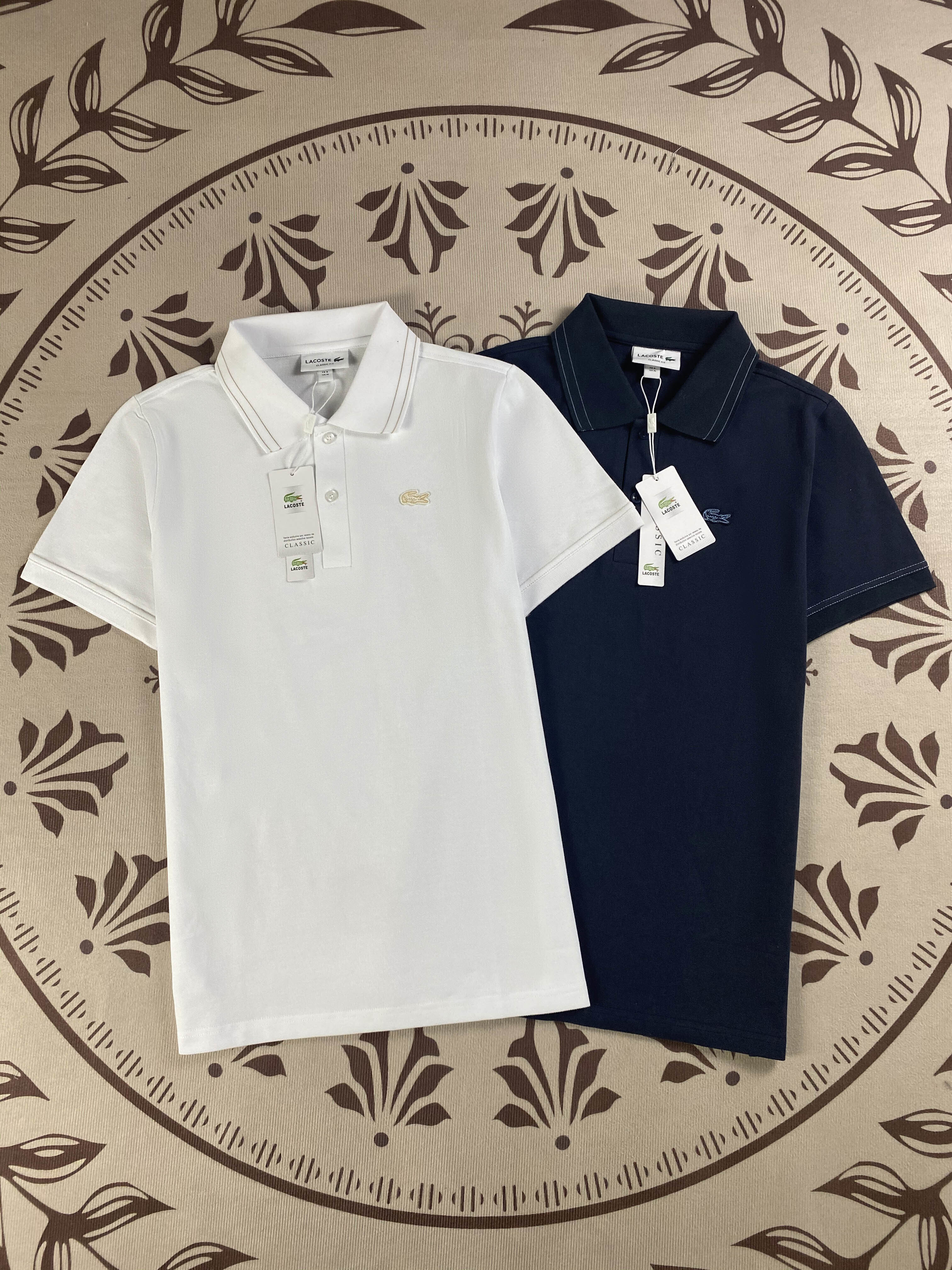 25$ Lacoste Polo Cotton Size M-2XL 1890 YJNZ12 gallery