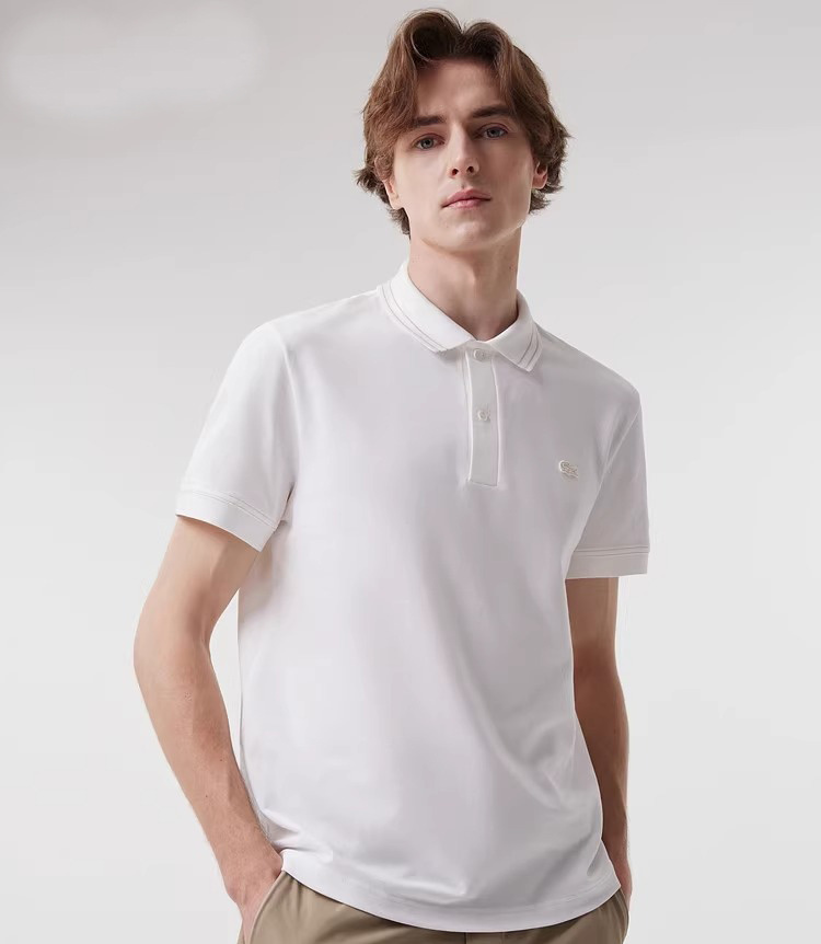 25$ Lacoste Polo Cotton Size M-2XL 1890 YJNZ12 gallery