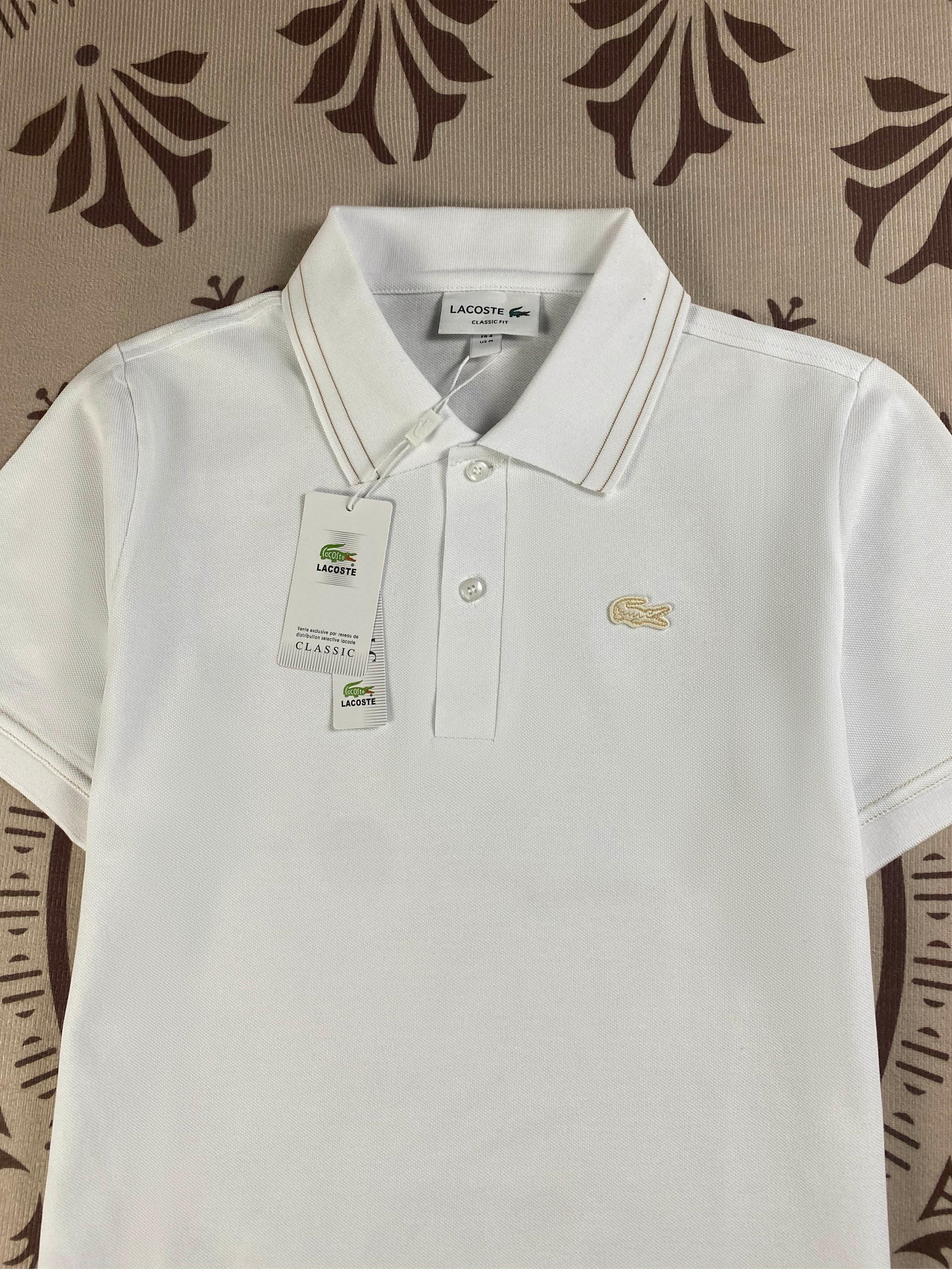 25$ Lacoste Polo Cotton Size M-2XL 1890 YJNZ12 gallery