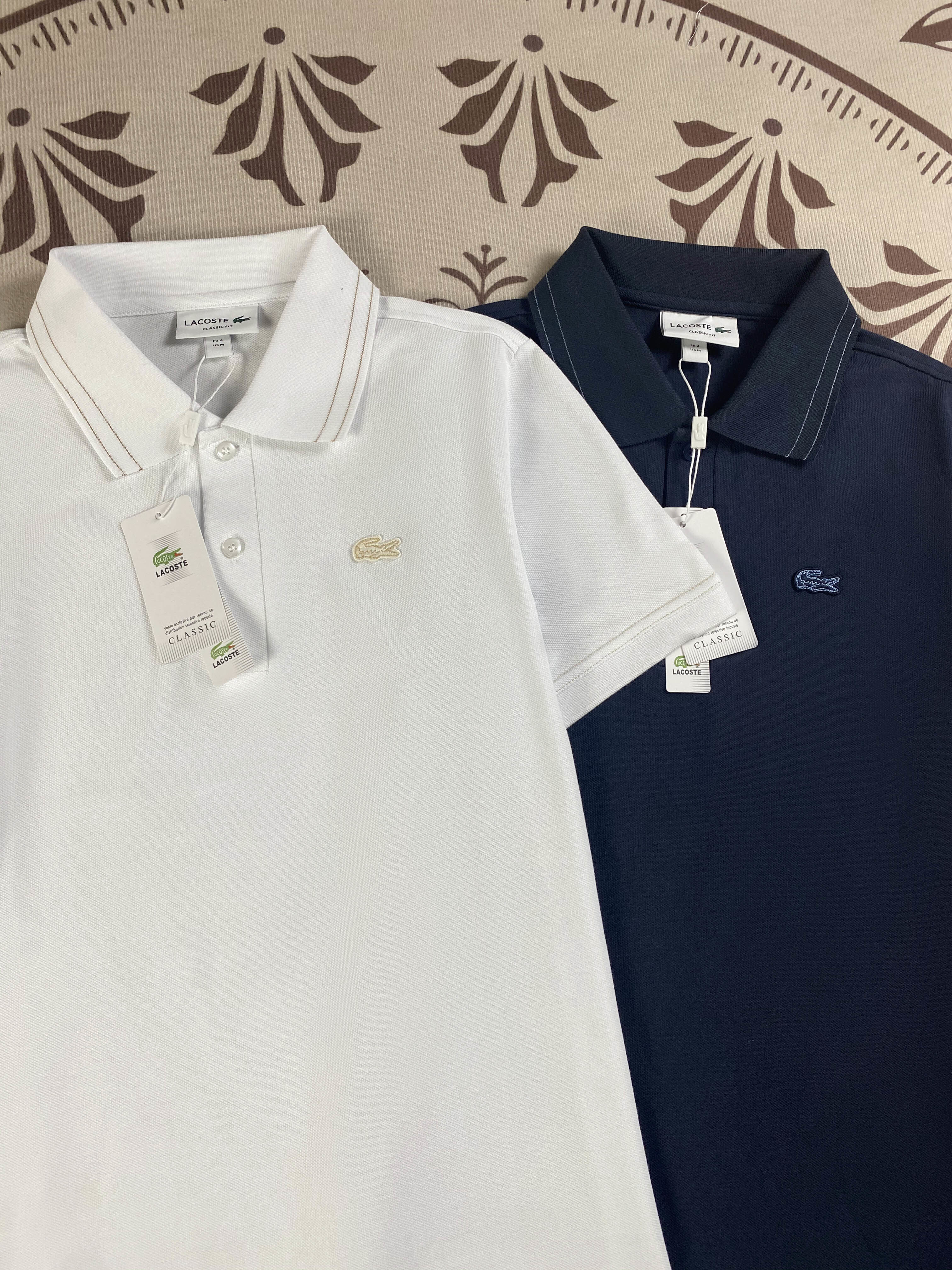 25$ Lacoste Polo Cotton Size M-2XL 1890 YJNZ12 gallery