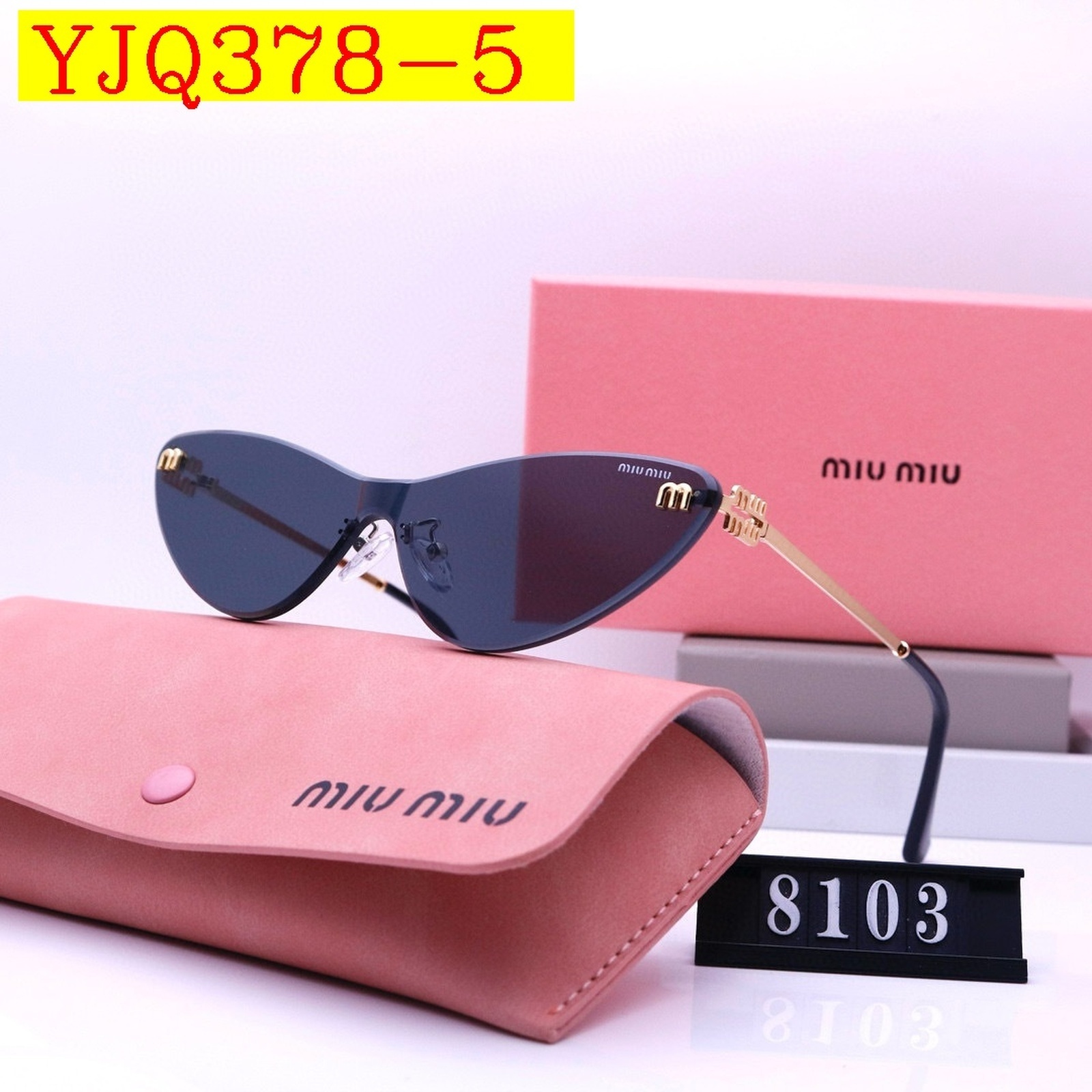 25$ Miu Miu Sunglasses with box 0950 20251225221103 YJQ378 gallery