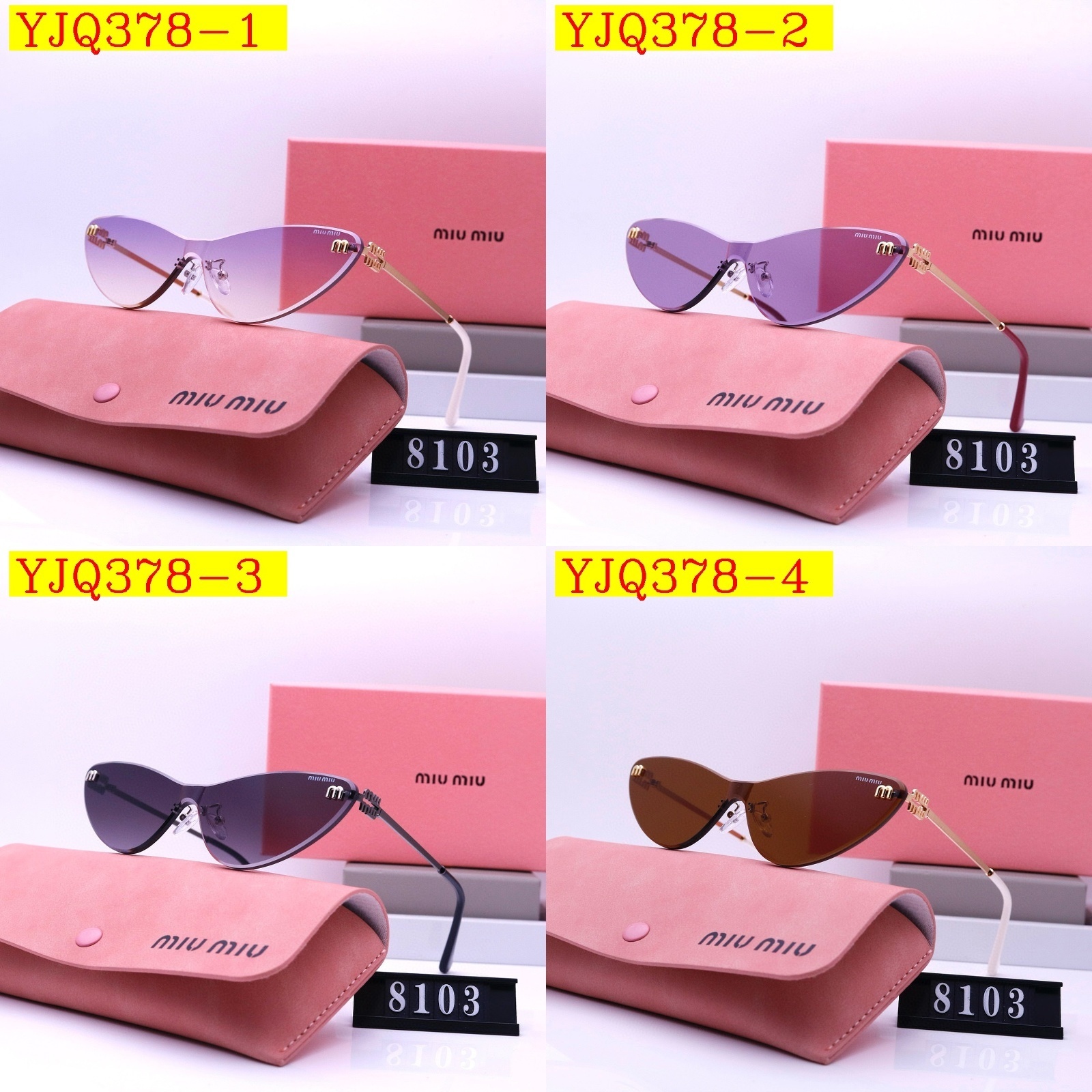 25$ Miu Miu Sunglasses with box 0950 20251225221103 YJQ378 gallery