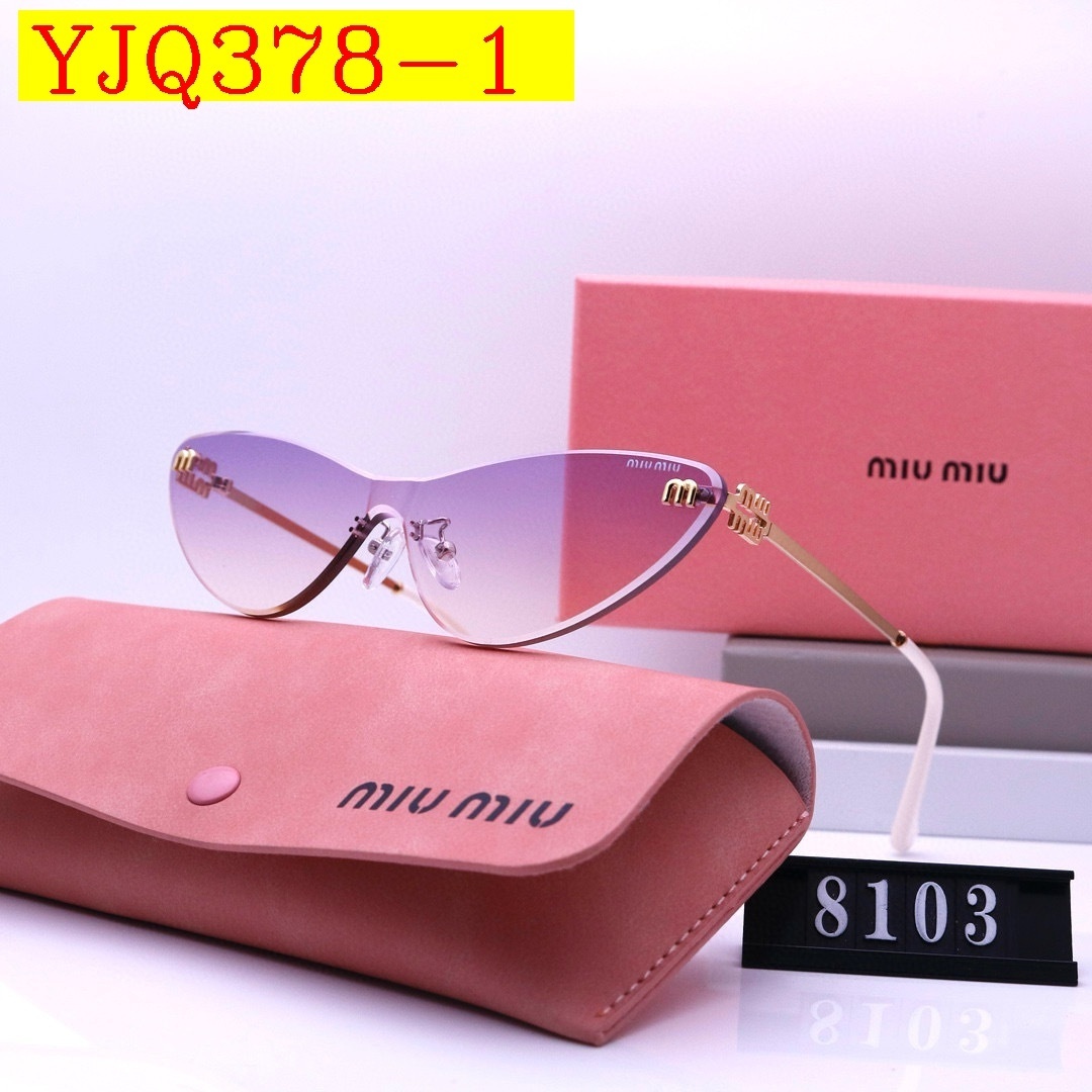25$ Miu Miu Sunglasses with box 0950 20251225221103 YJQ378 gallery