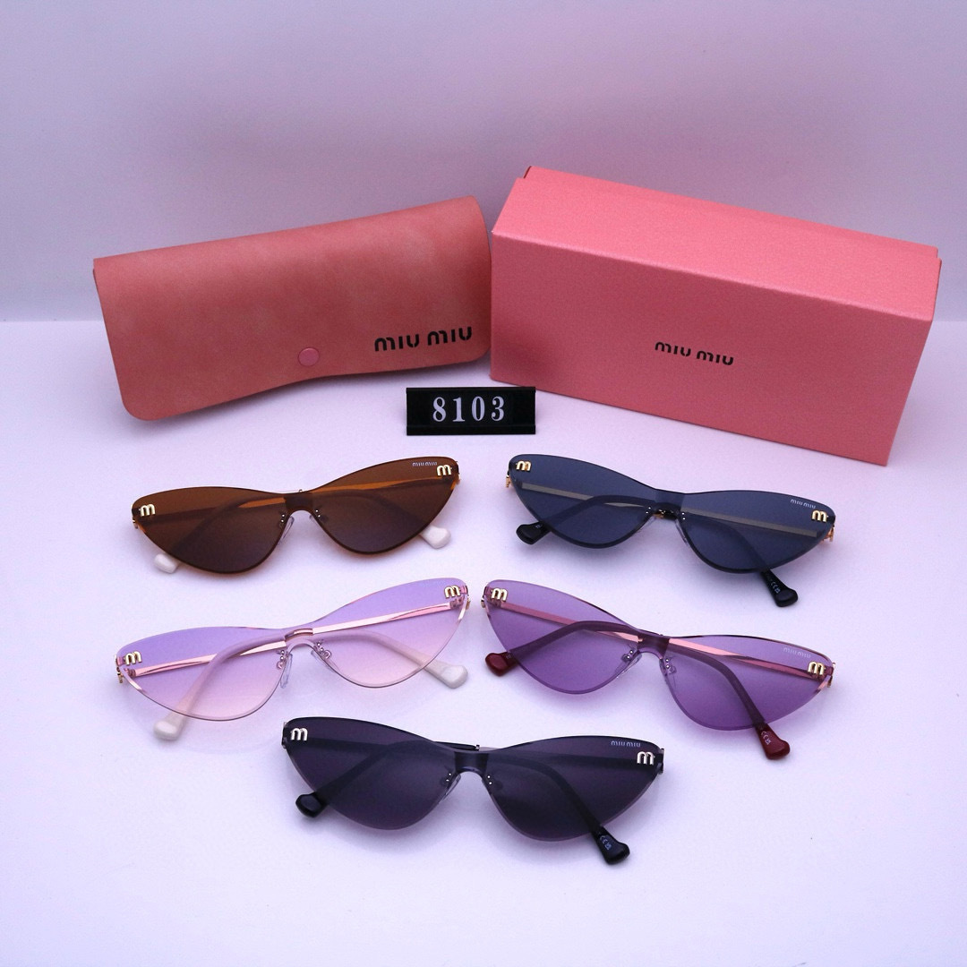 25$ Miu Miu Sunglasses with box 0950 20251225221103 YJQ378 gallery