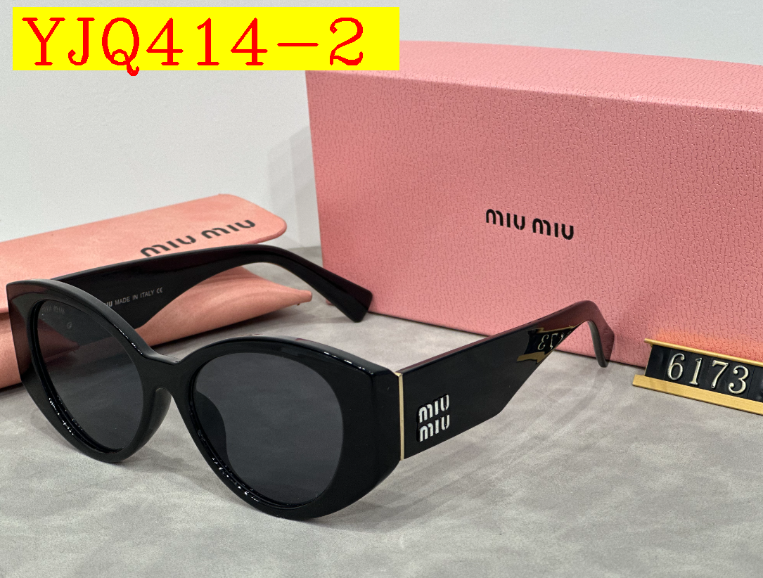 25$ Miu Miu Sunglasses with box 3920 YJQ414 gallery