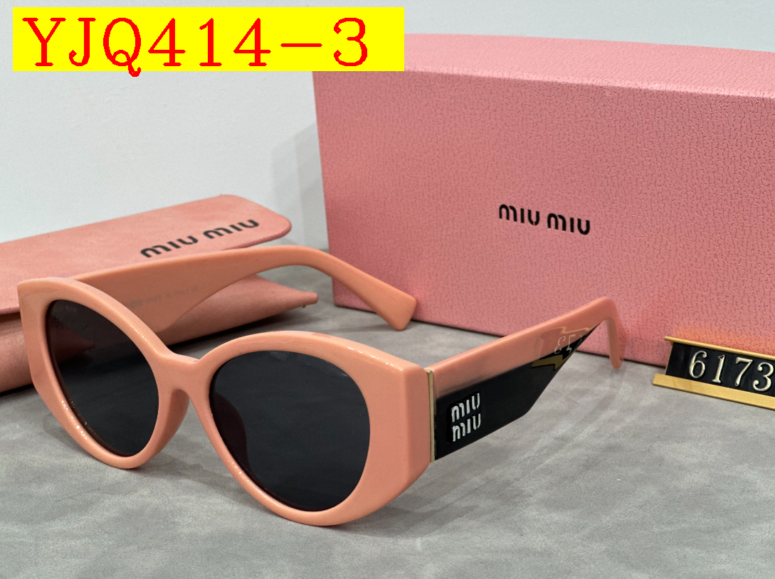 25$ Miu Miu Sunglasses with box 3920 YJQ414 gallery