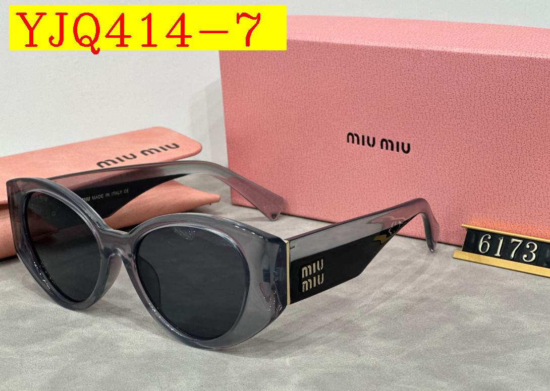 25$ Miu Miu Sunglasses with box 3920 YJQ414 gallery