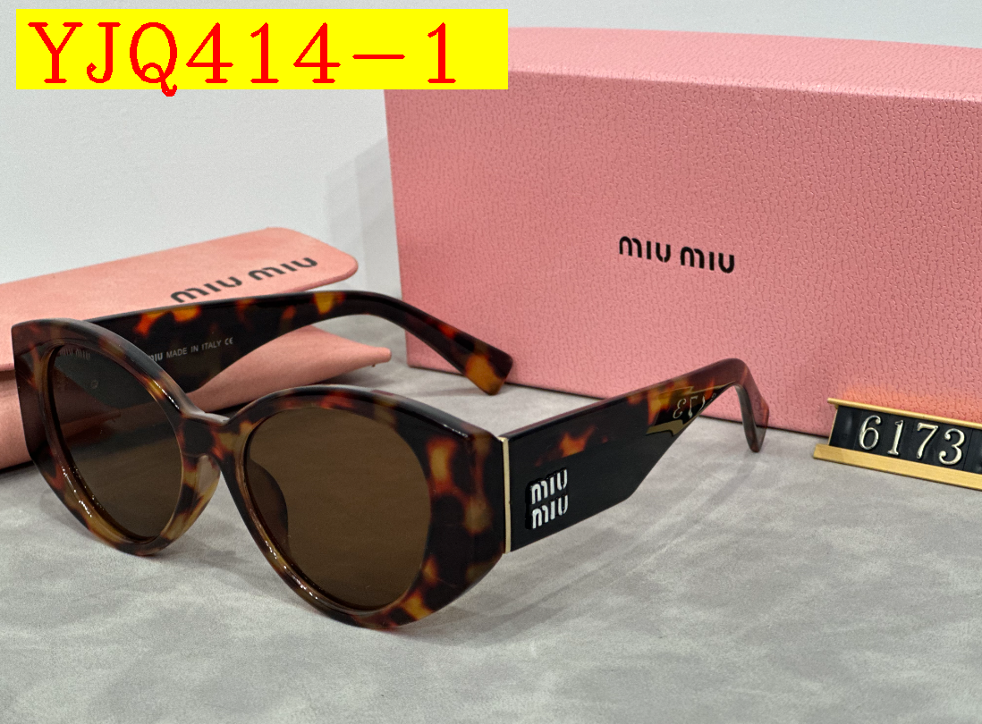 25$ Miu Miu Sunglasses with box 3920 YJQ414 gallery