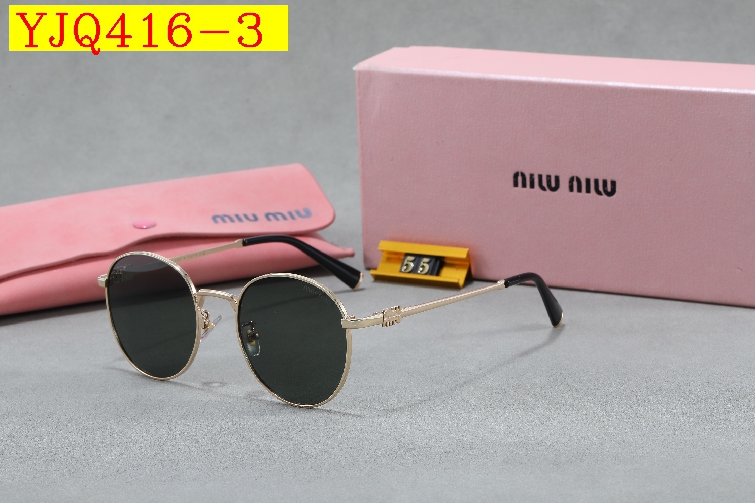 25$ Miu Miu Sunglasses with box 3960 YJQ416 gallery