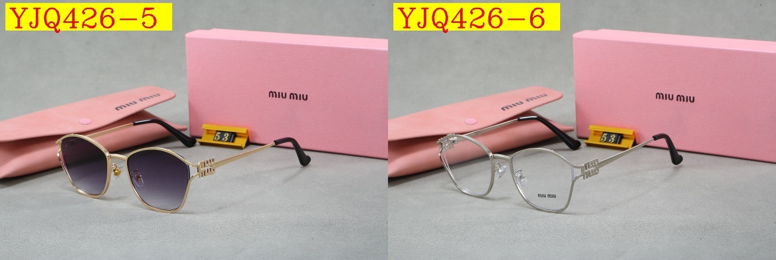 25$ Miu Miu Sunglasses with box 6910 YJQ426 gallery