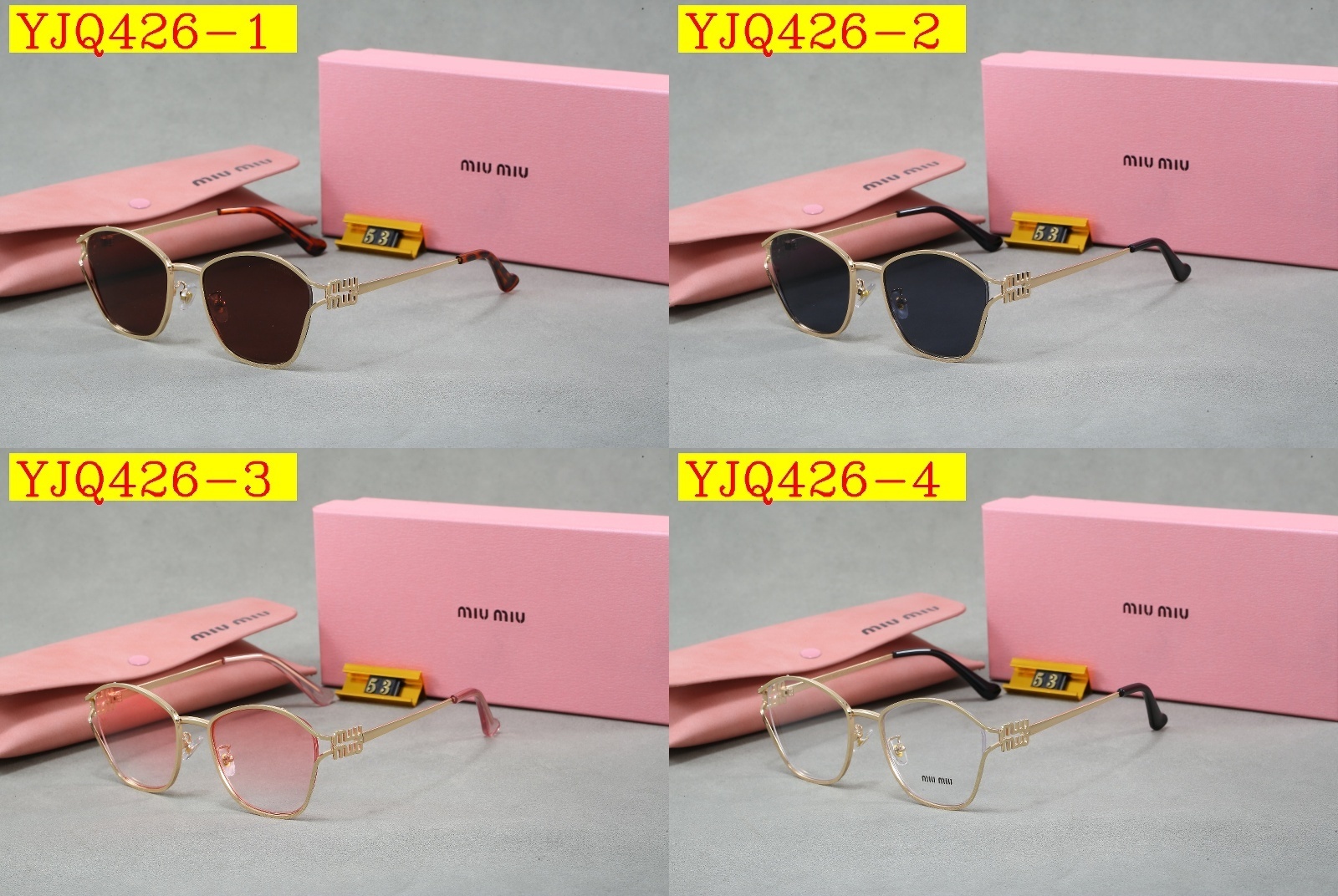 25$ Miu Miu Sunglasses with box 6910 YJQ426 gallery