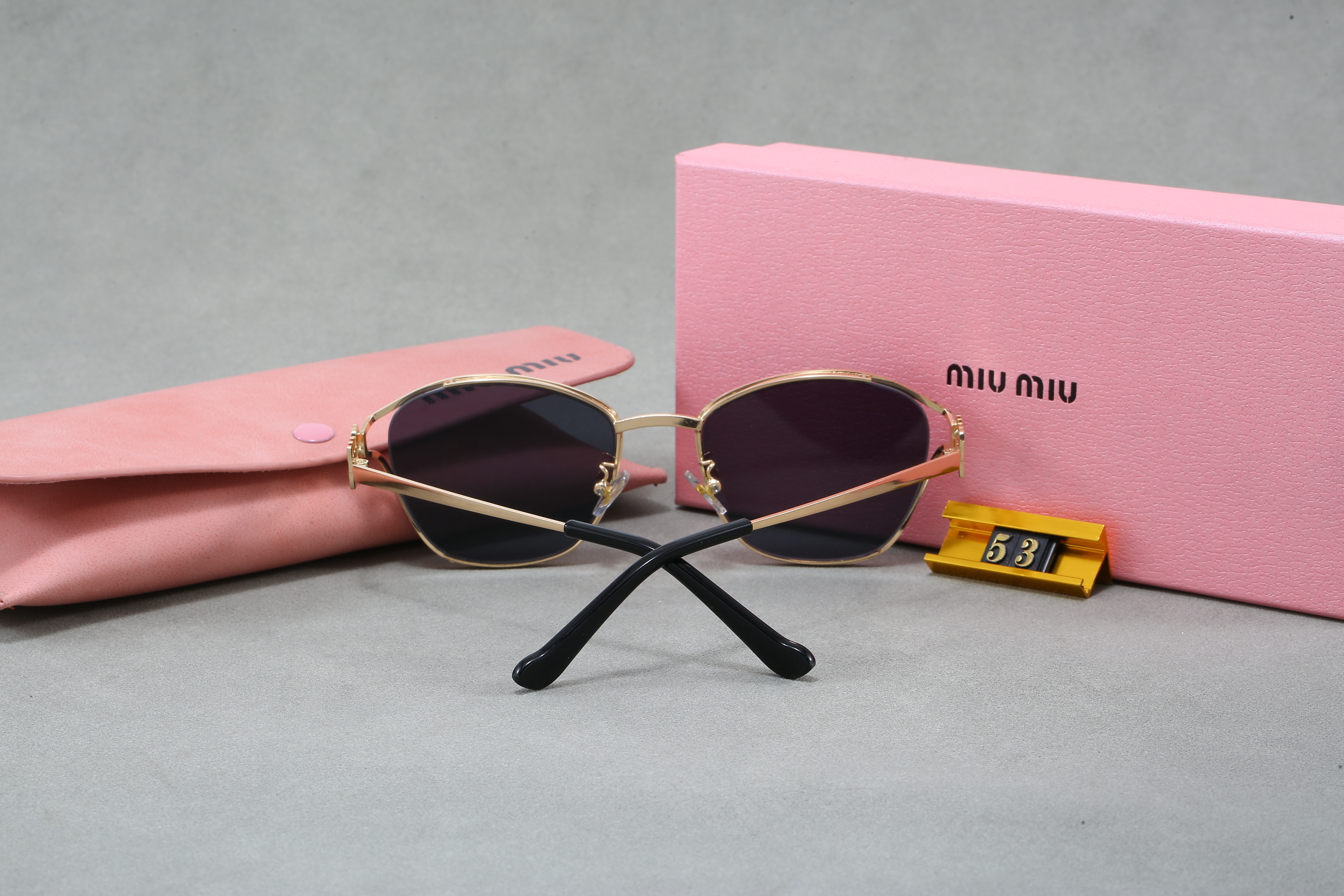 25$ Miu Miu Sunglasses with box 6910 YJQ426 gallery