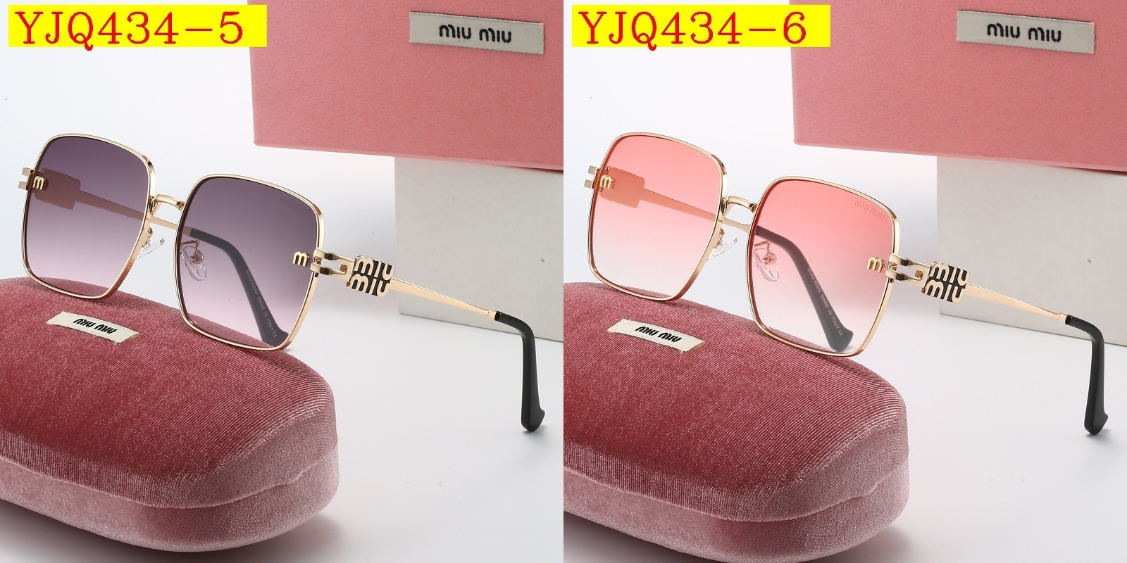 25$ Miu Miu Sunglasses with box 6960 YJQ434 gallery
