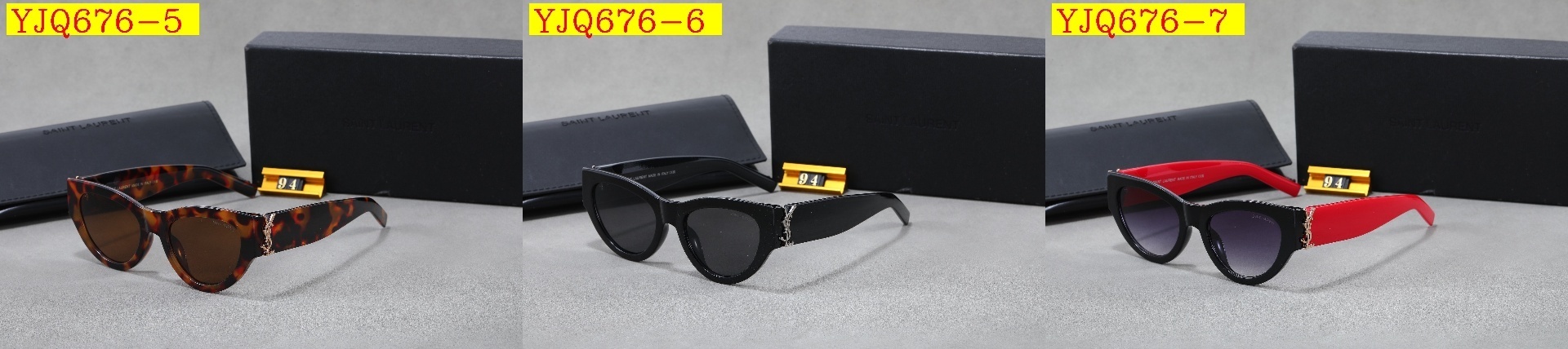 25$ Saint Laurent YSL Sunglasses with box 5990 YJQ676 gallery