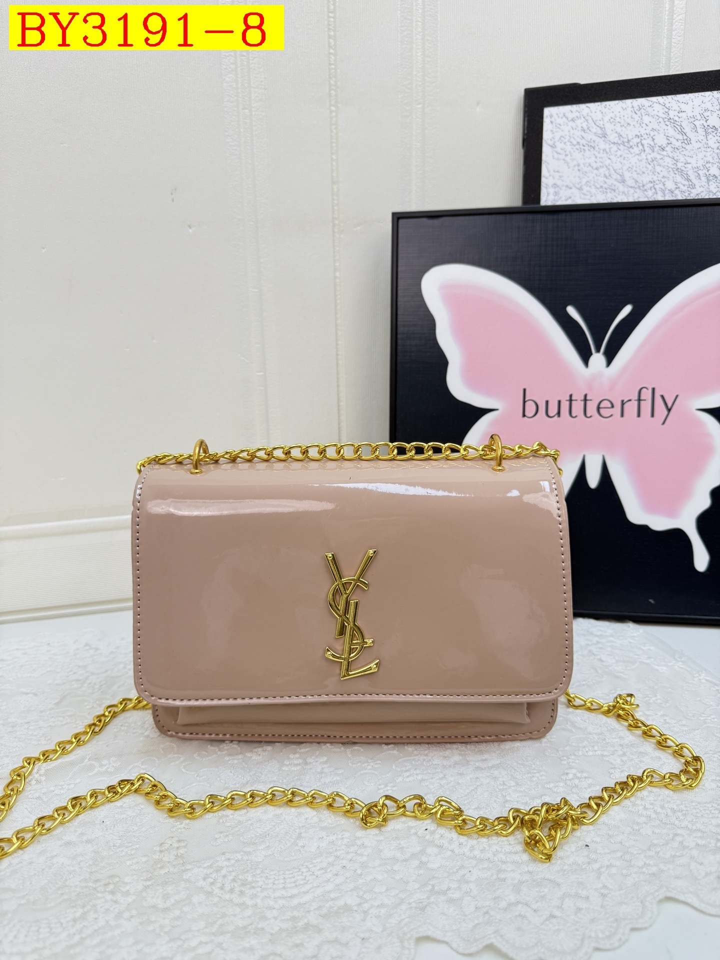 25$ YSL Shoulder bag size 22x16x8 cm 9730 BY3191 gallery