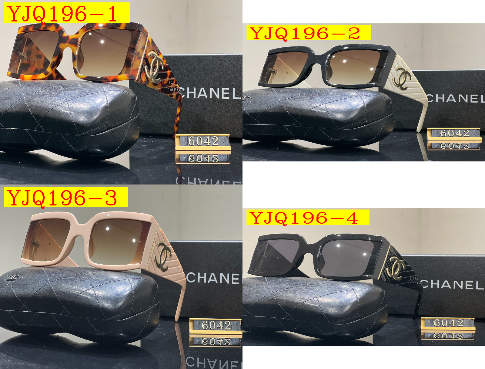 25$ chanel Sunglasses with box 0980 YJQ196 gallery