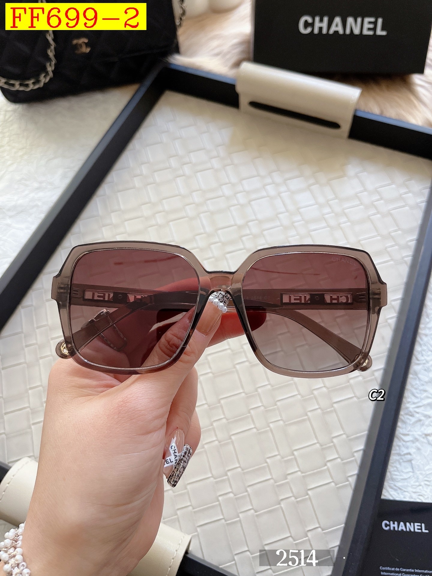 25$ dh CHANEL 2514 Polarizer Sunglassess With Box 50286412757 FF699 gallery