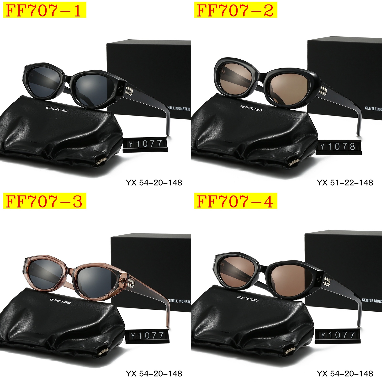 25$ dh GENTLE MONSTER 1077 Polarizer Sunglassess With Box 10582412757 FF707 gallery