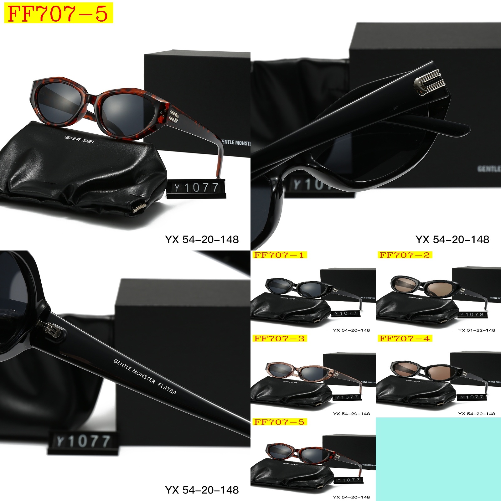 25$ dh GENTLE MONSTER 1077 Polarizer Sunglassess With Box 10582412757 FF707 gallery