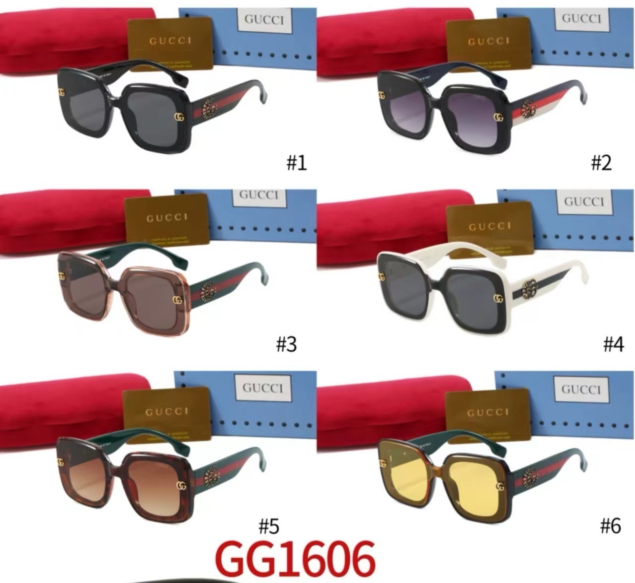 25$ gucci Sunglasses with box 3940 20251226115417 YJQ944 gallery