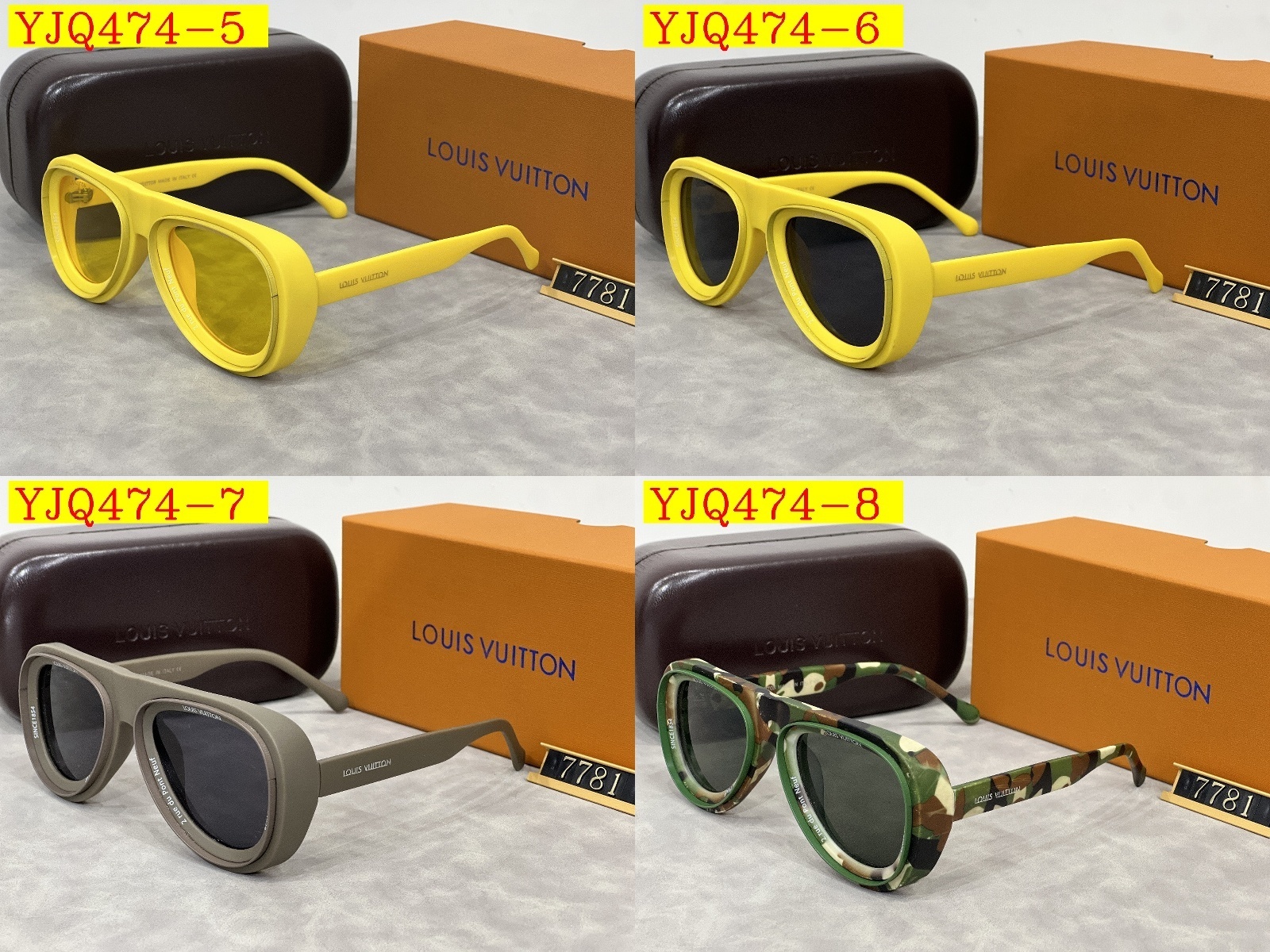 25$ lv Sunglasses with box 4990 YJQ474 gallery