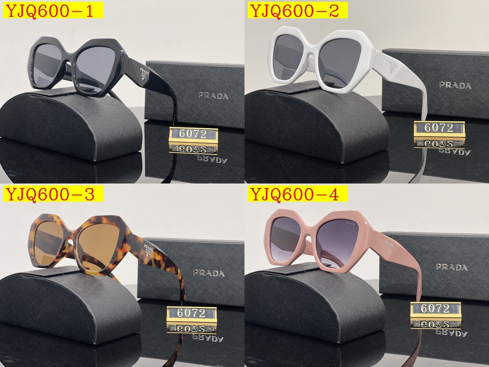 25$ prada Sunglasses with box 5950 YJQ600 gallery