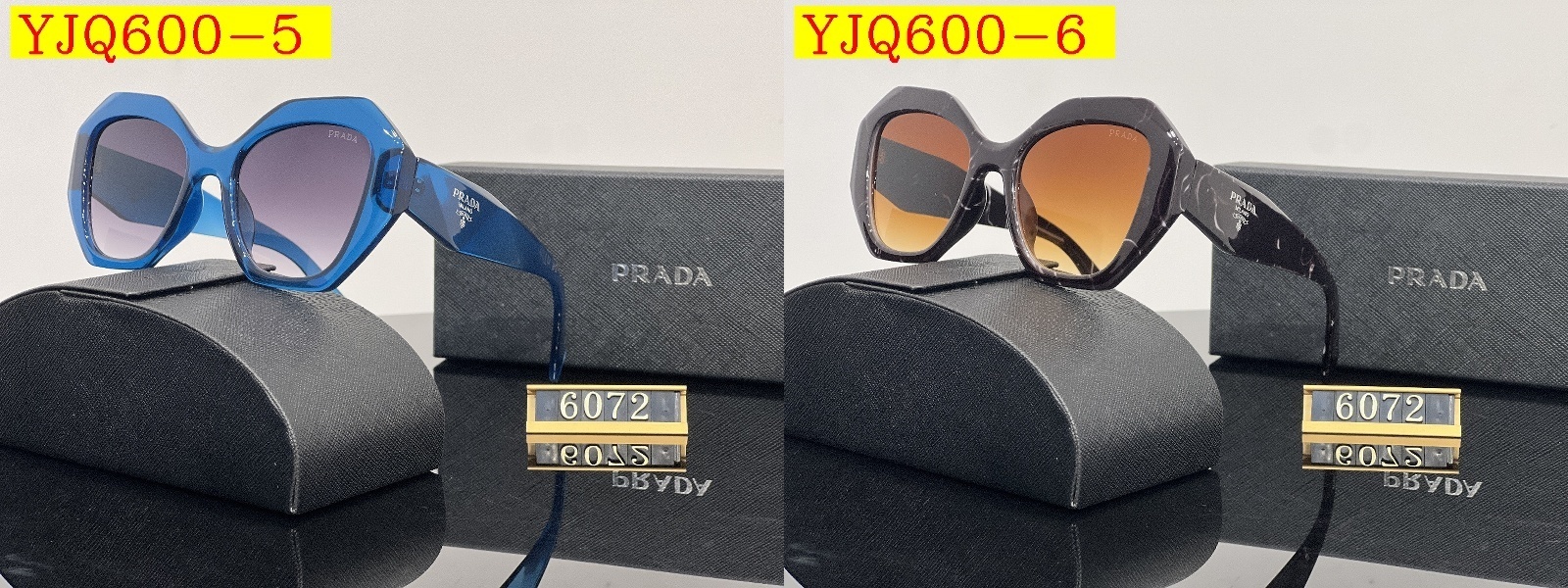 25$ prada Sunglasses with box 5950 YJQ600 gallery