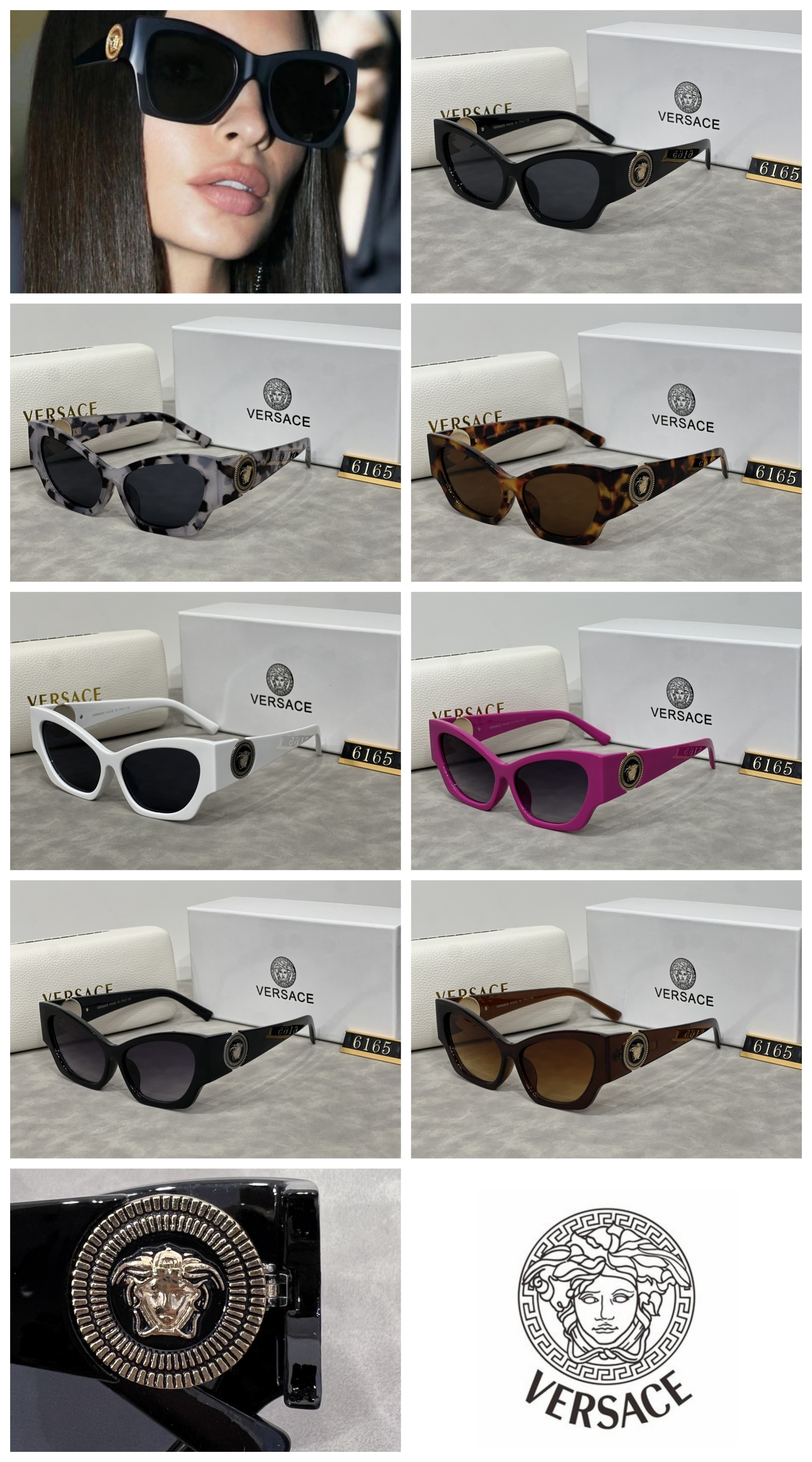 25$ versace Sunglasses with box 7950 YJQ552 gallery
