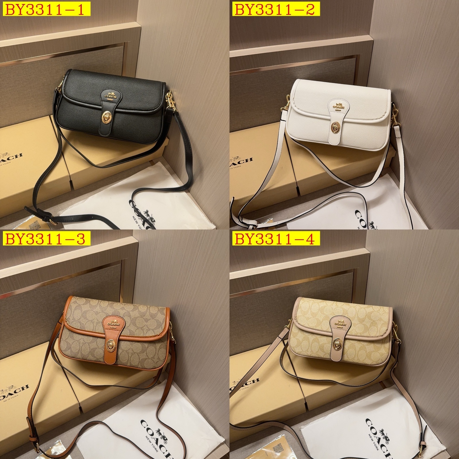 26$ COACH 46238 Shoulder bag size 25x15x8 cm 8884 BY3311 gallery