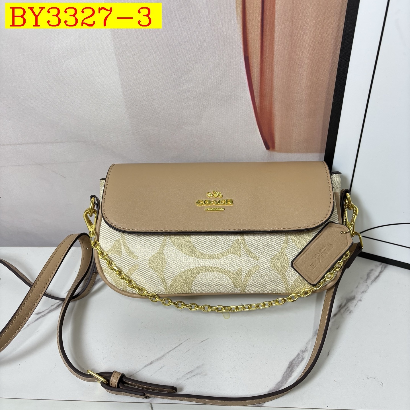 26$ COACH 9005 Shoulder bag size 22x13x5 cm 1954 BY3327 gallery