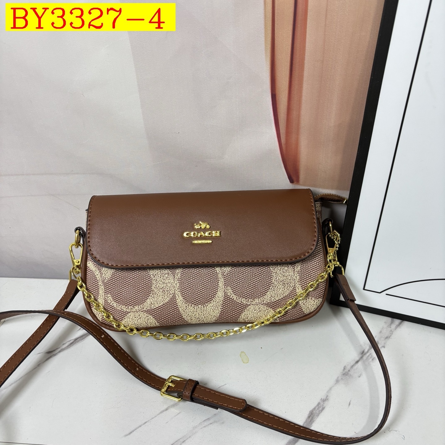 26$ COACH 9005 Shoulder bag size 22x13x5 cm 1954 BY3327 gallery