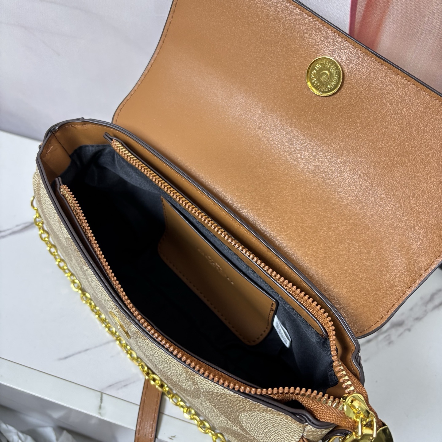 26$ COACH 9005 Shoulder bag size 22x13x5 cm 1954 BY3327 gallery