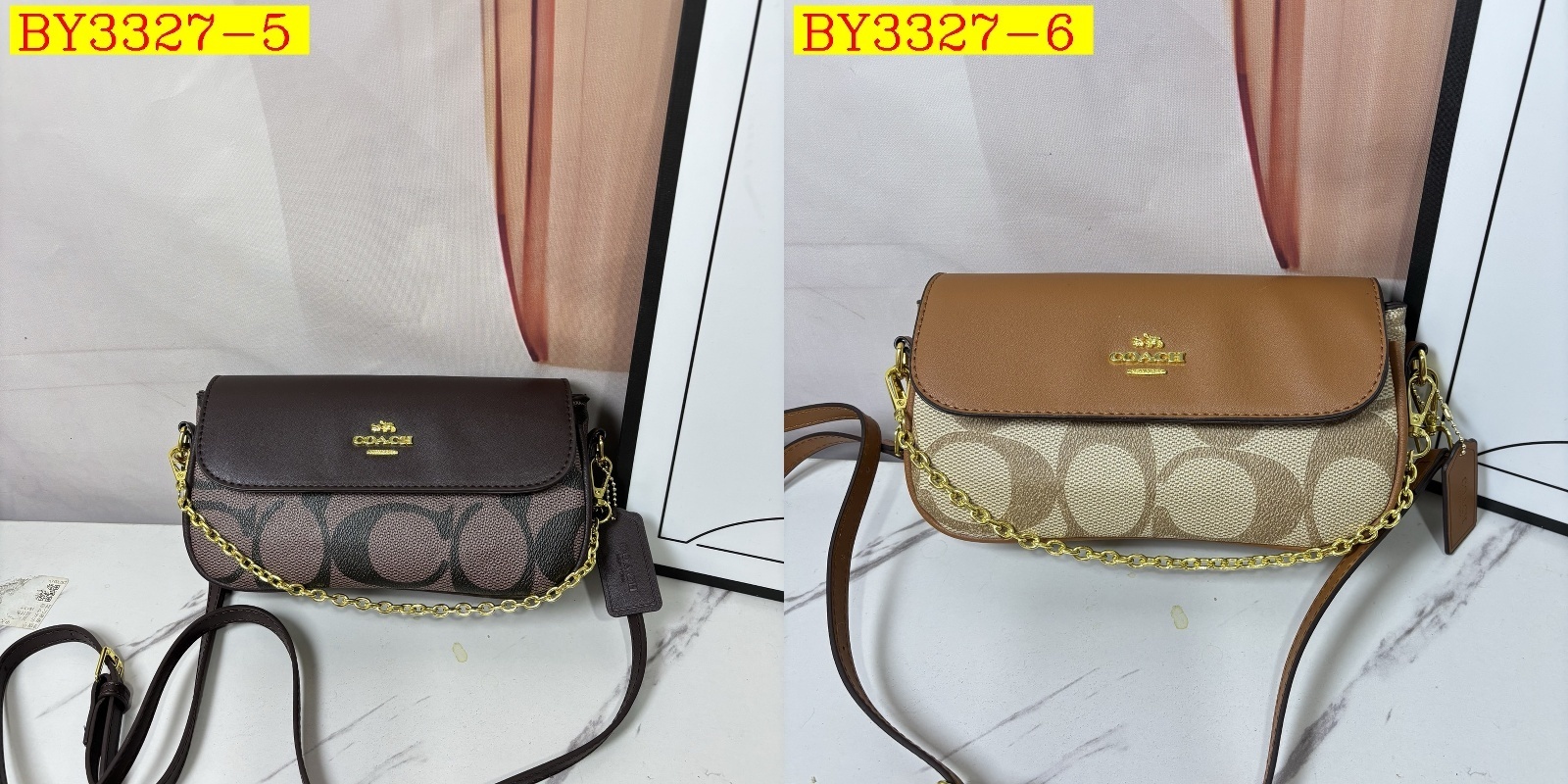 26$ COACH 9005 Shoulder bag size 22x13x5 cm 1954 BY3327 gallery