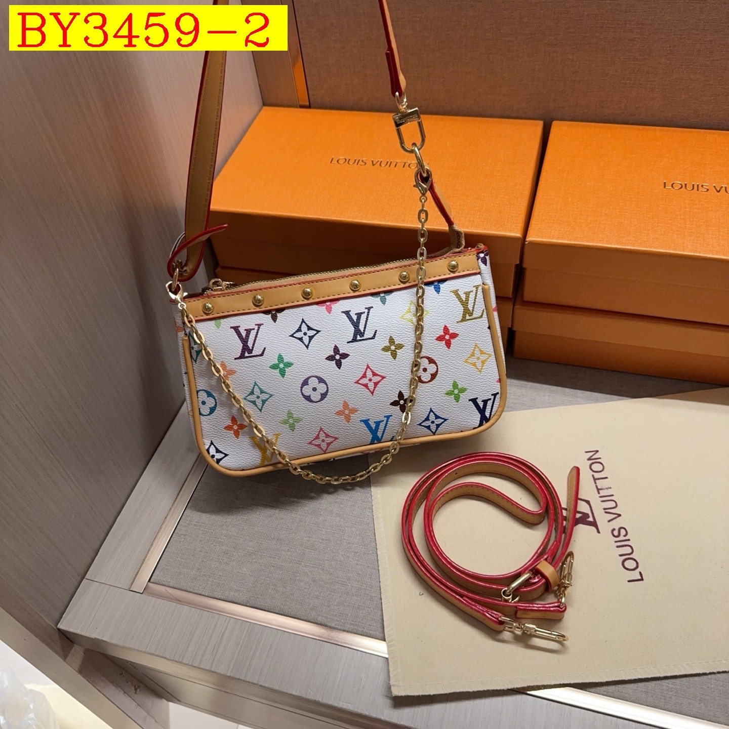 26$ LV 32118 Shoulder bag size 22x13x6 cm 6766 BY3459 gallery